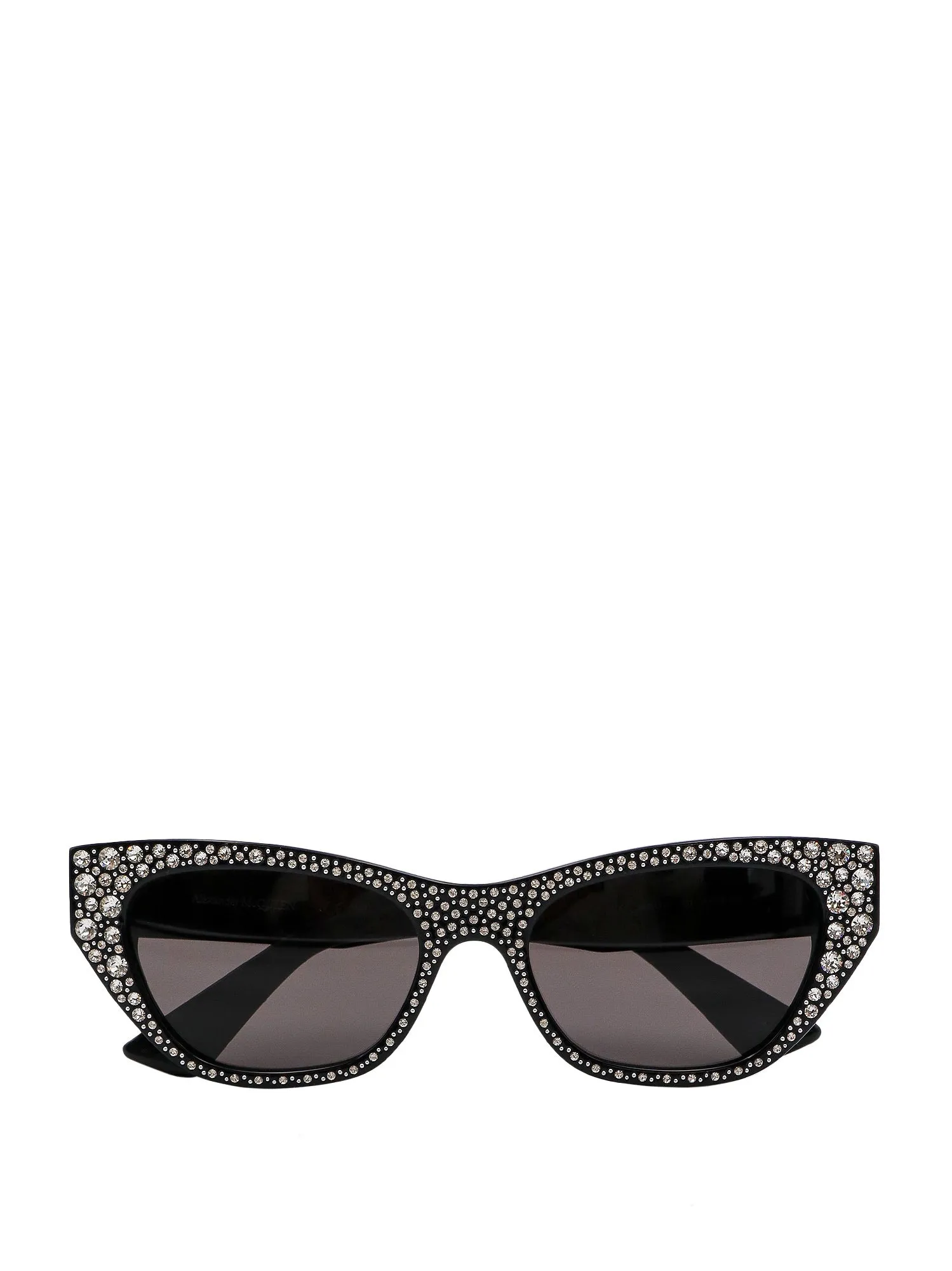 Acetate Sunglasses With Rhinestones Detail