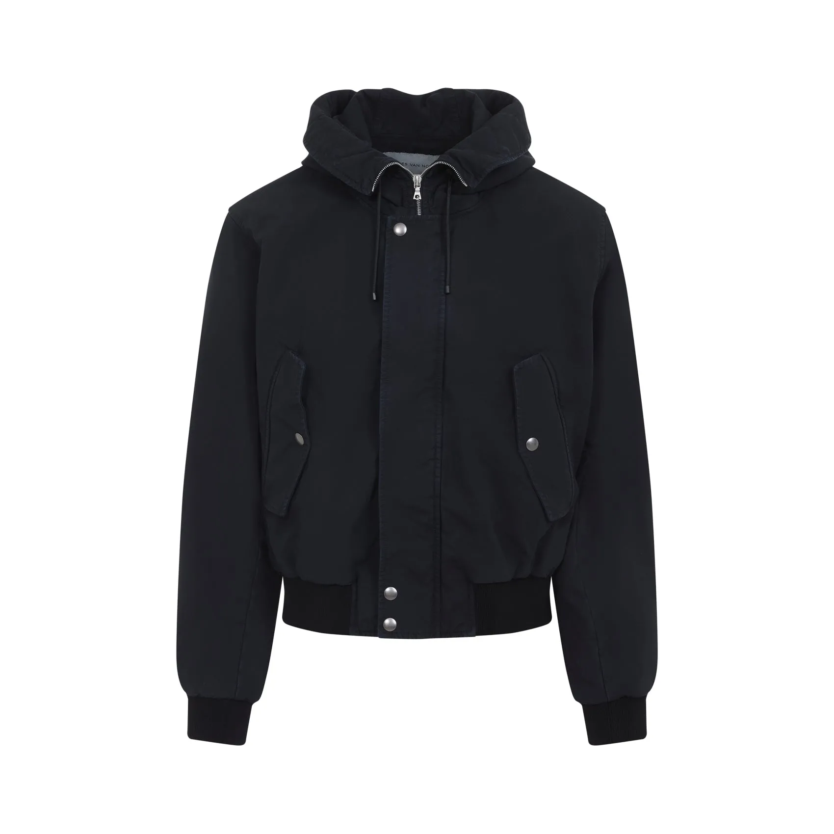 Navy Blue Cotton Velmonte Jacket