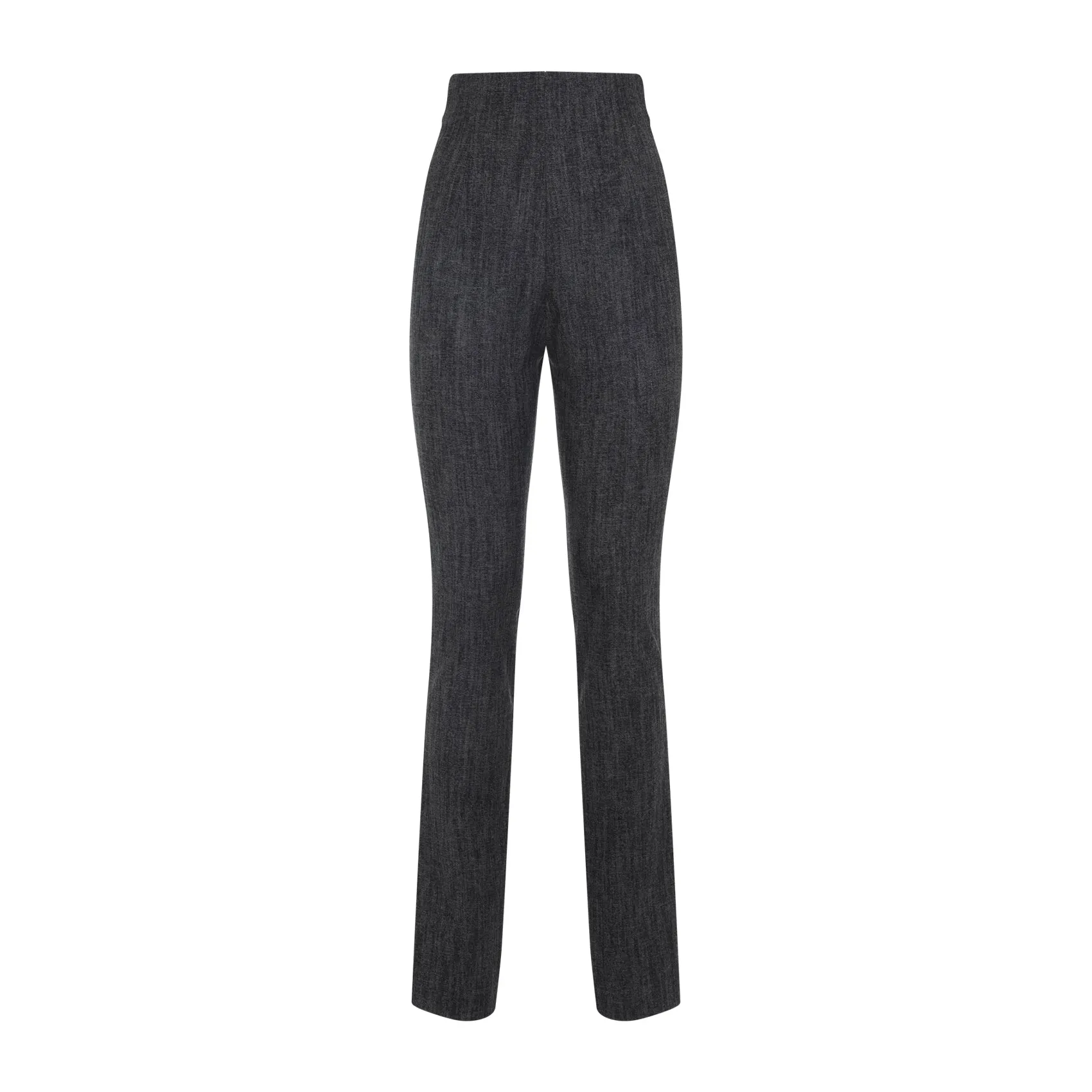Black Virgin Wool Skinny Pants