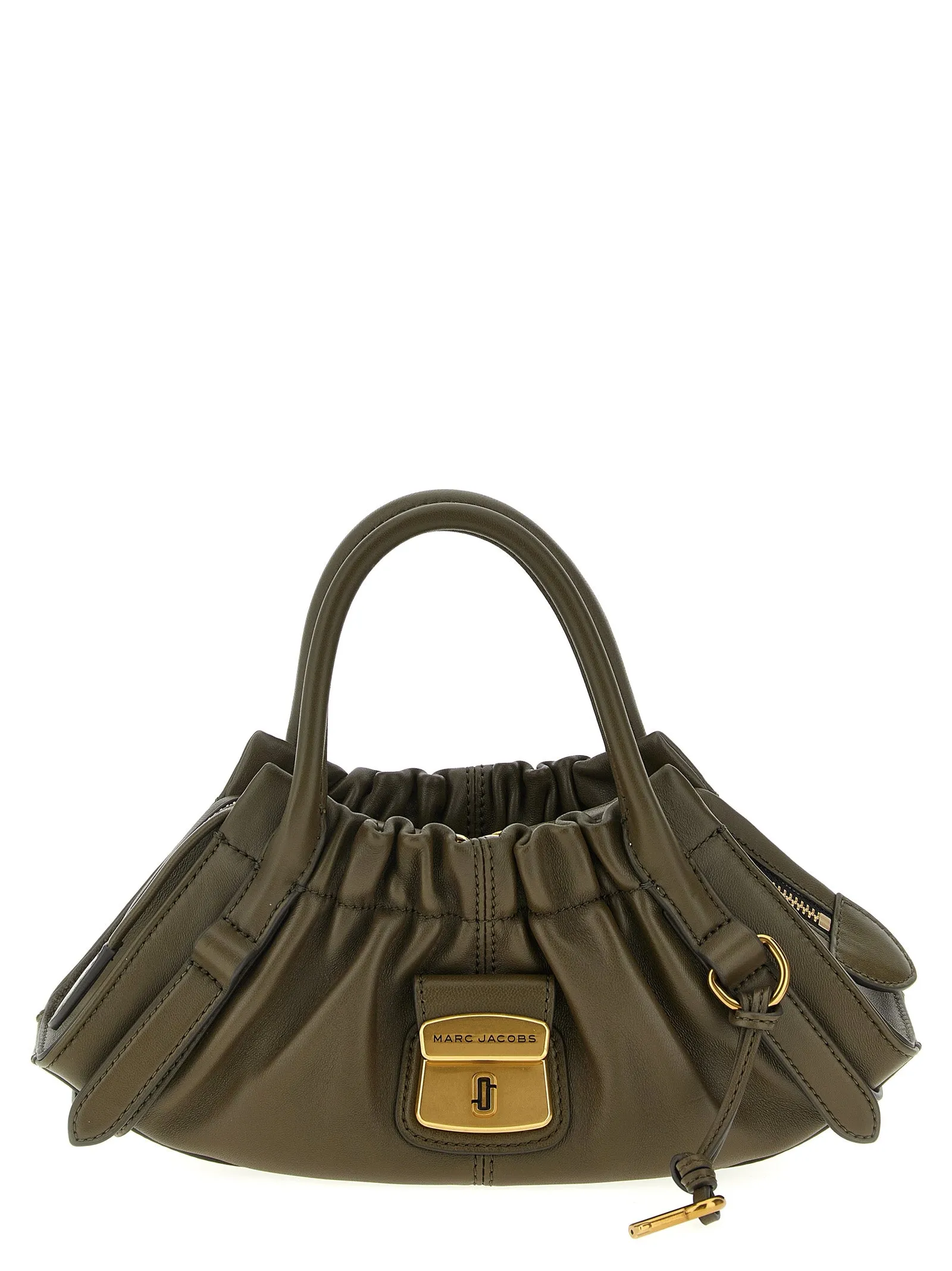The Cristina Small Satchel Borse A Mano Beige