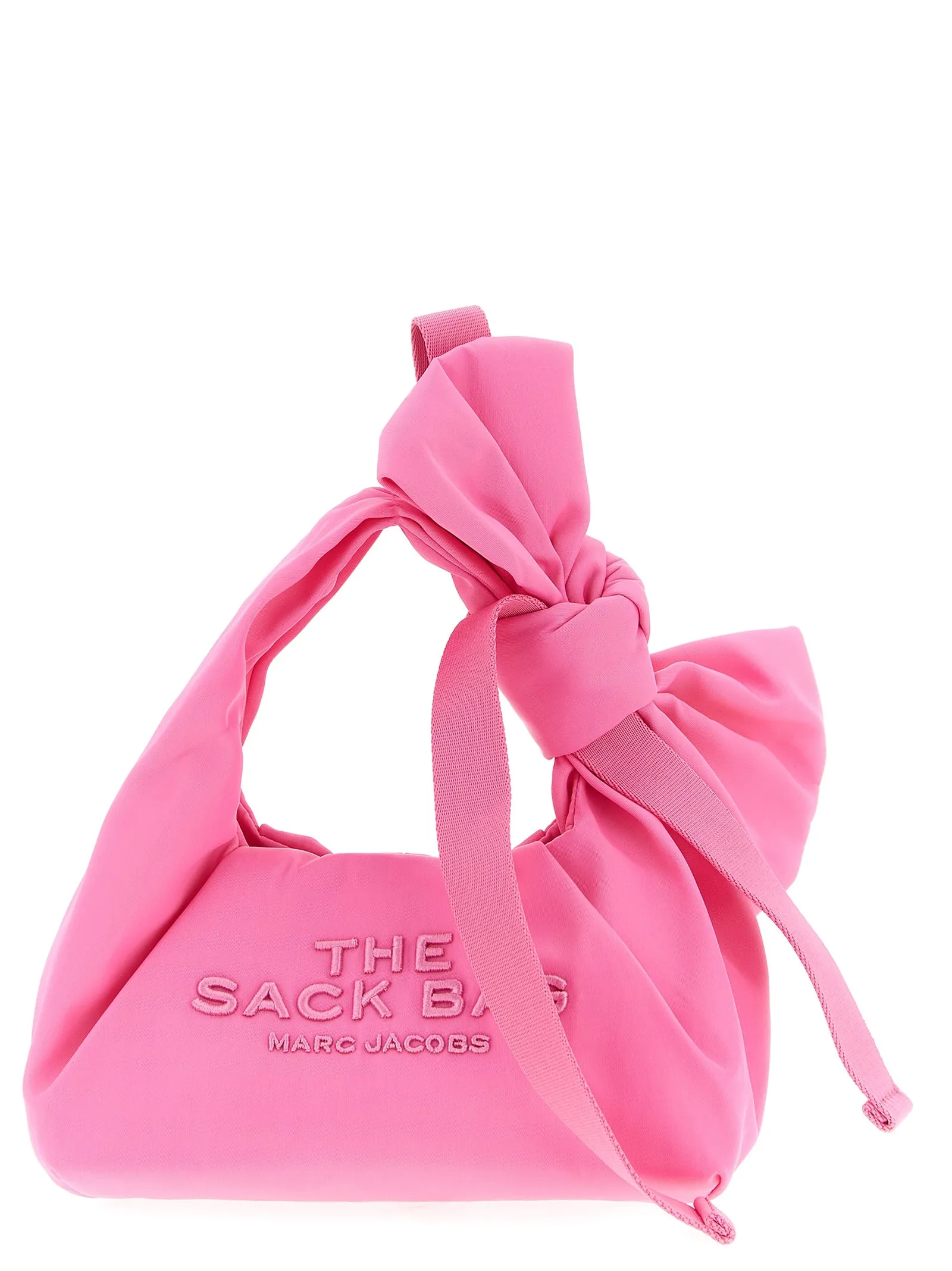 The Bow Nylon Mini Sack Borse A Mano Rosa