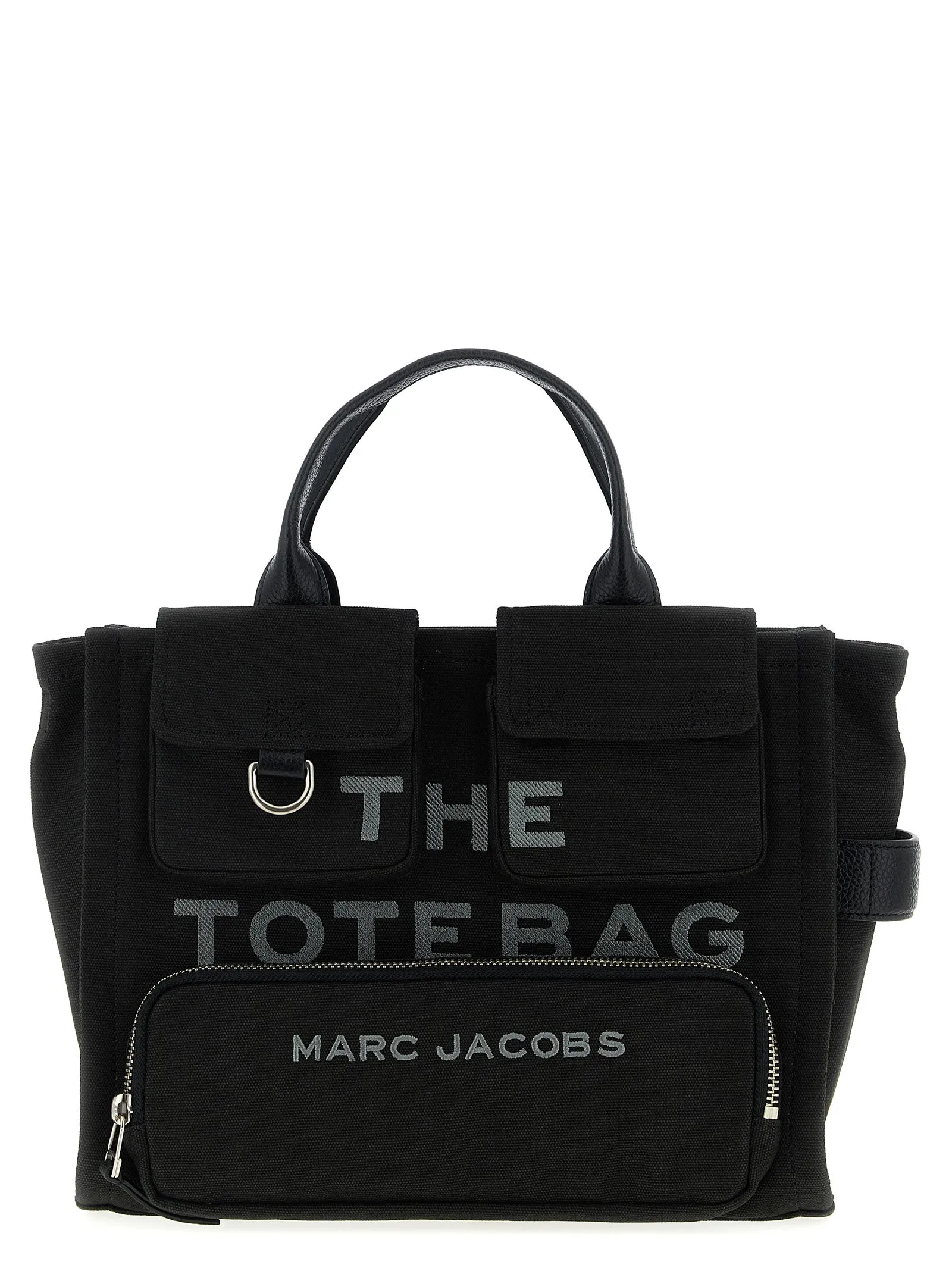 The Cargo Canvas Medium Tote Borse A Mano Nero
