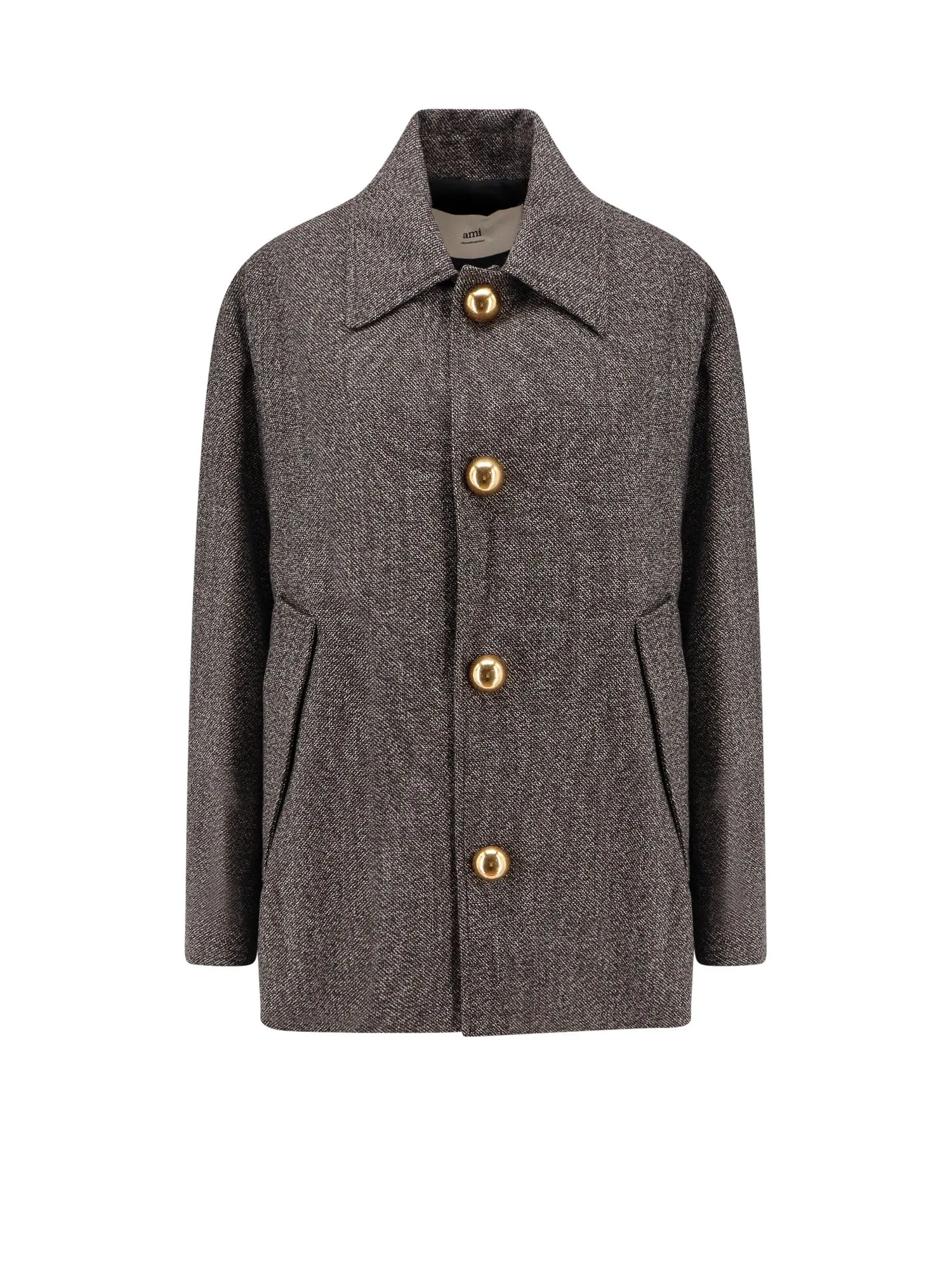 Virgin Wool And Cotton Coat