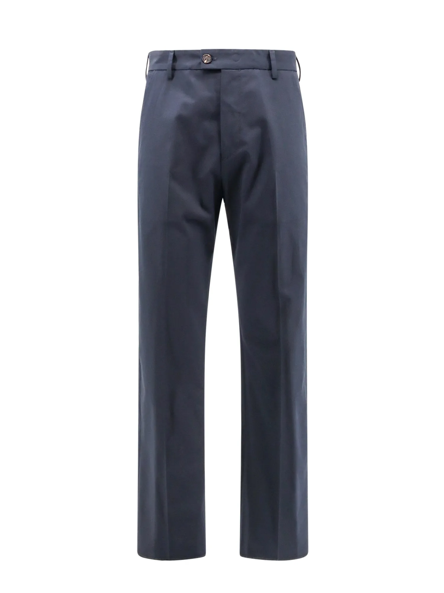 Cotton Trouser With Logo Detail