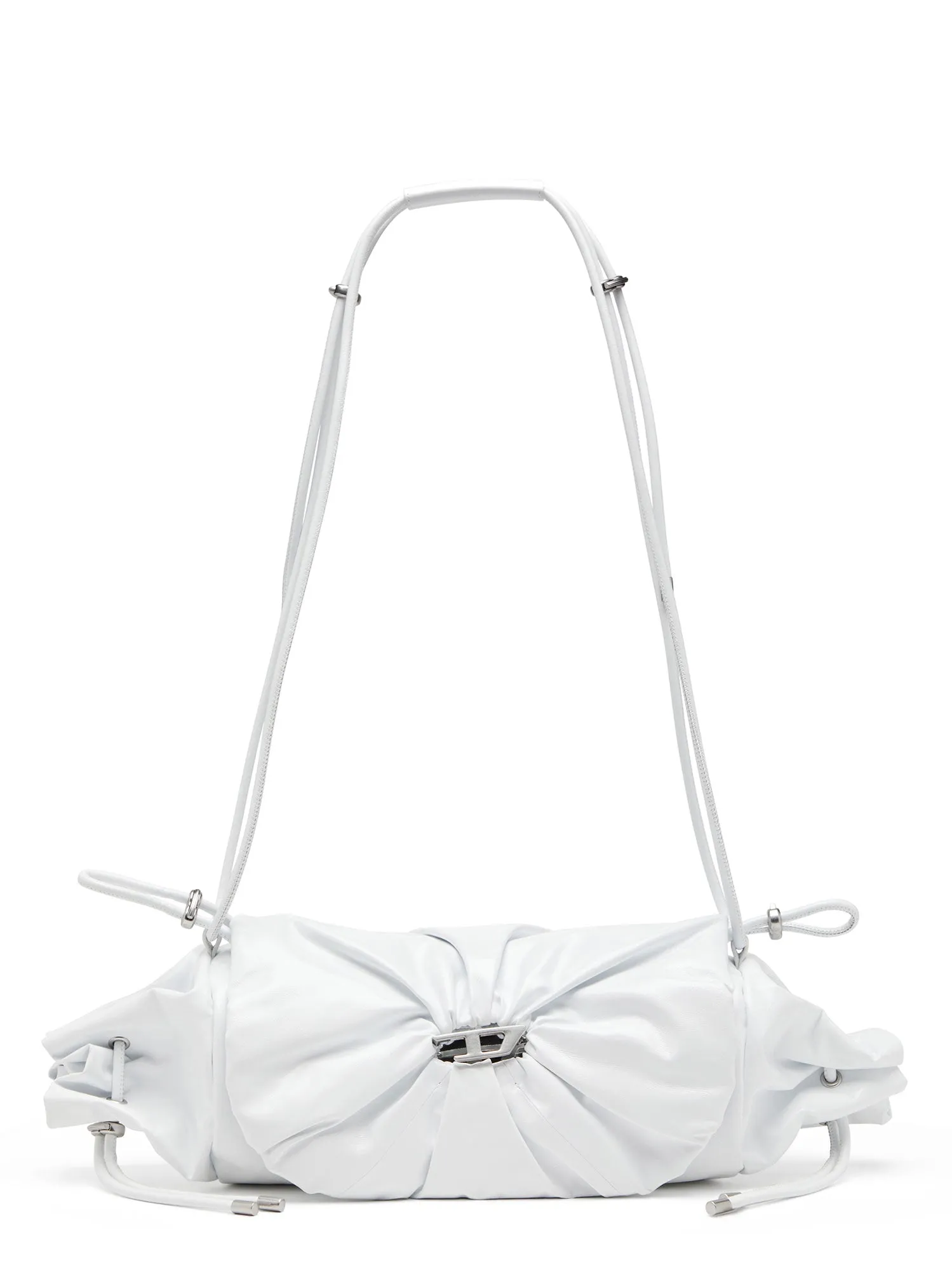 Scrunch Leather Shoulder Bag