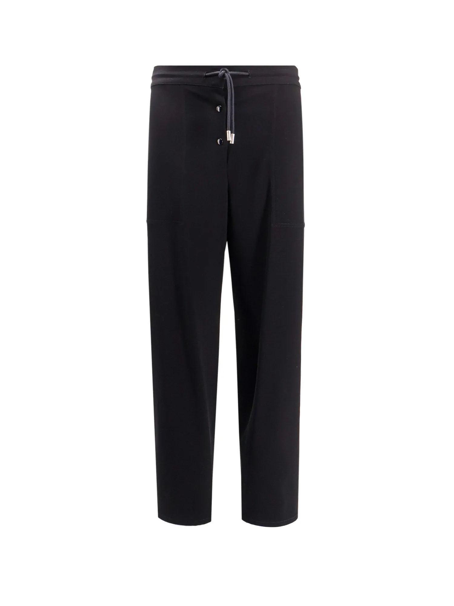 Wool Blend Trouser With Adjustable Drawstring