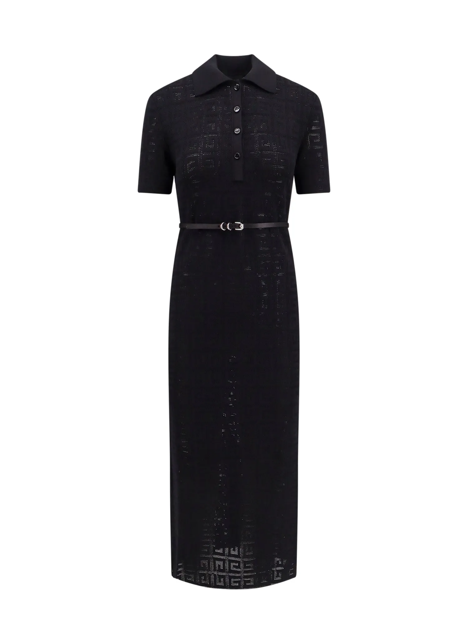 Viscose Blend Dress With All-Over 4g Motif