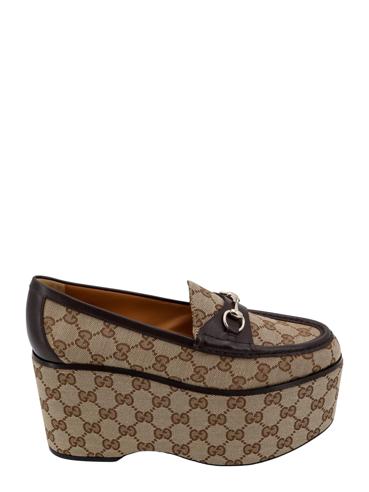 Original Gg Fabric And Leather Loafer