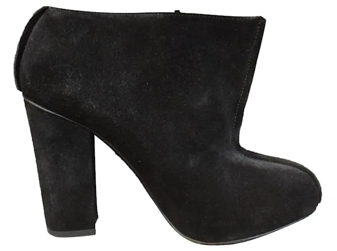 Stivaletti con acne 40 Nero