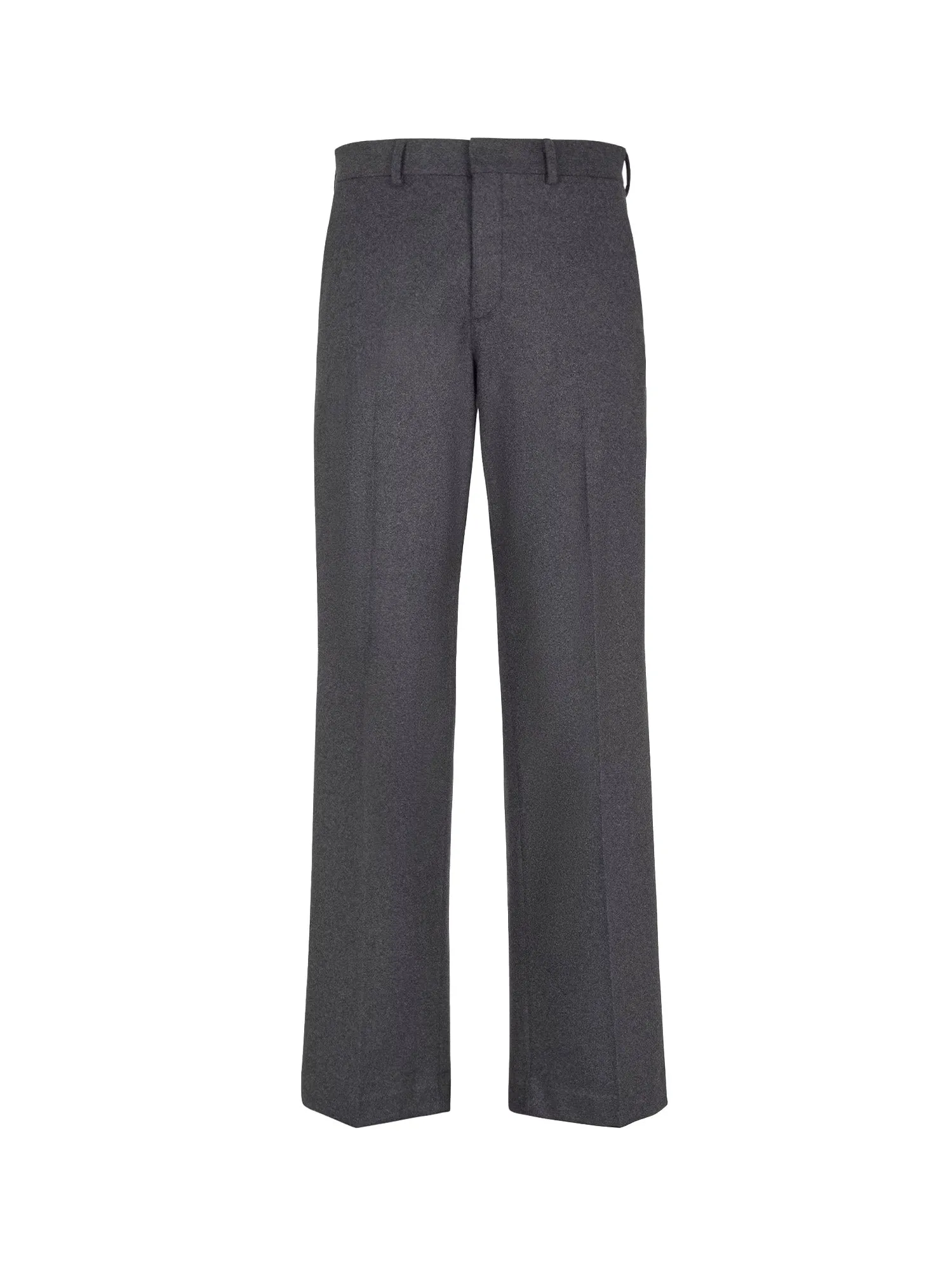 Stretch Cashmere Trouser With Logoed Detail