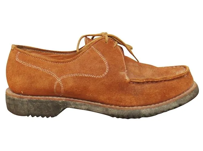 derby vintage Paraboot p 37 Marrone