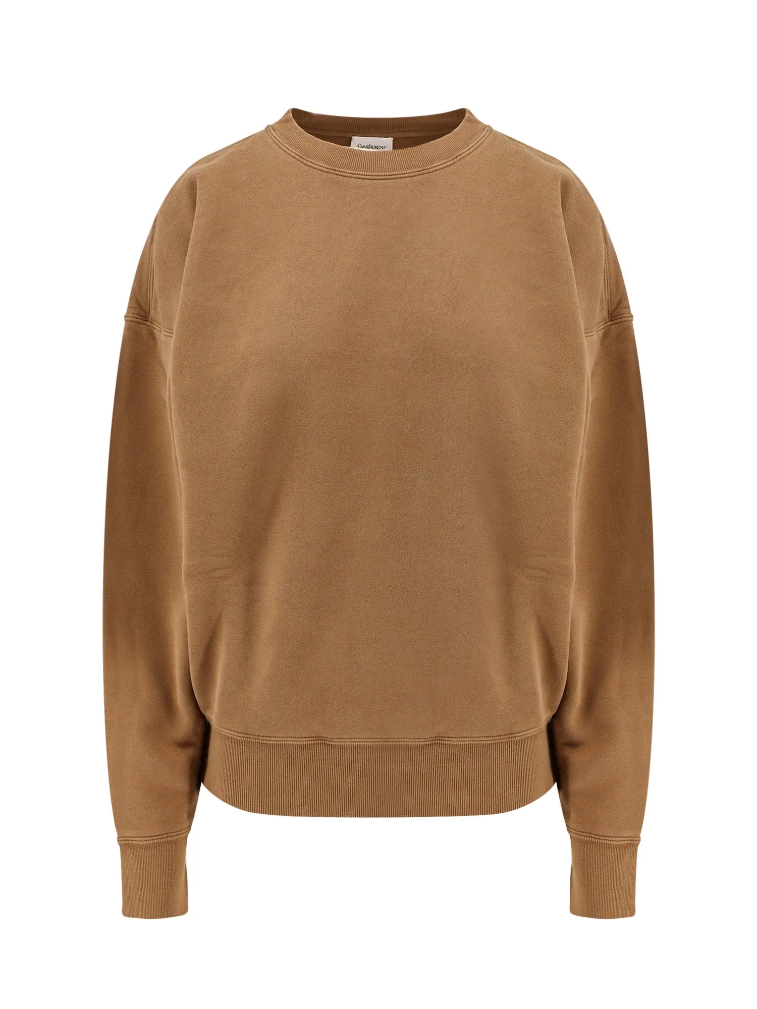 Certified Cotton Sweatshirt With Logoed Label