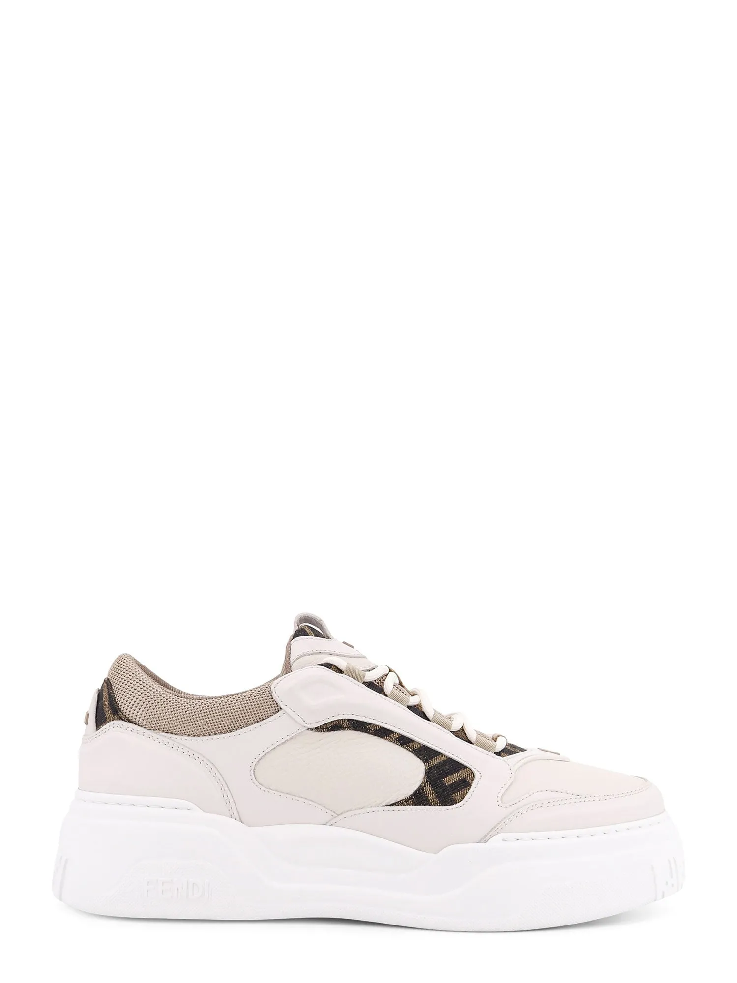 Fendi Force Low-Top Leather Sneakers