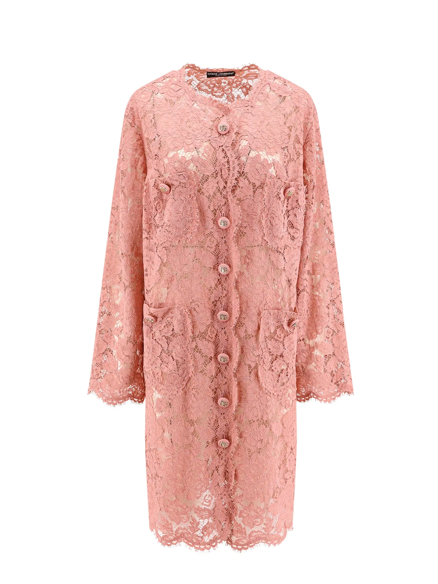 Dg Floral Lace Coat