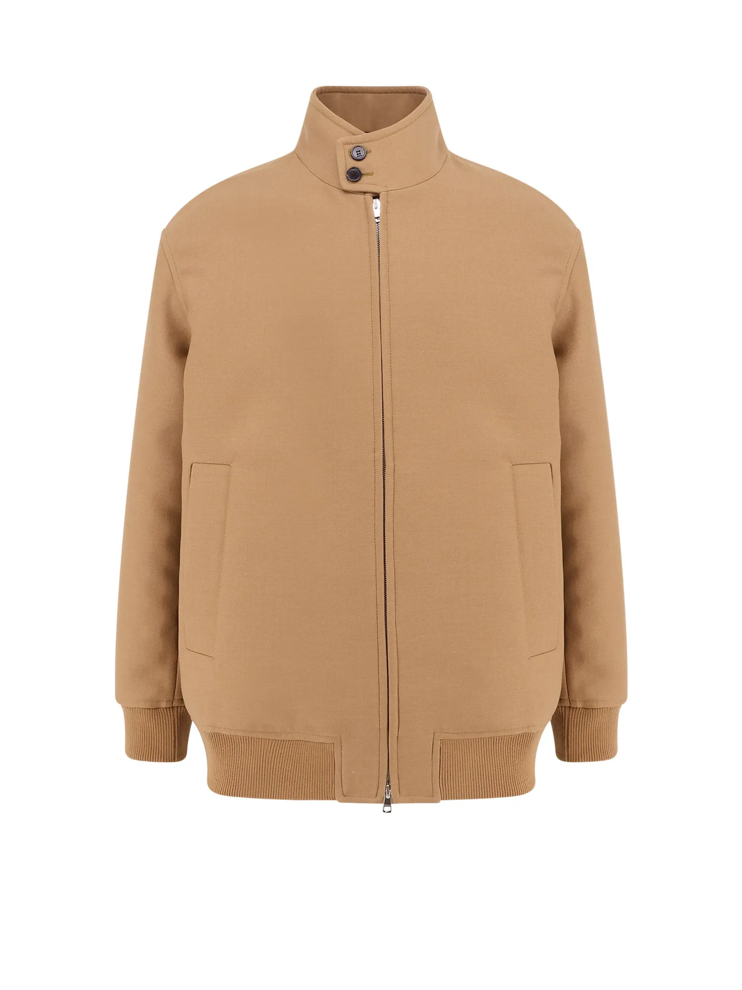 Wool Jacket With Gg Lining