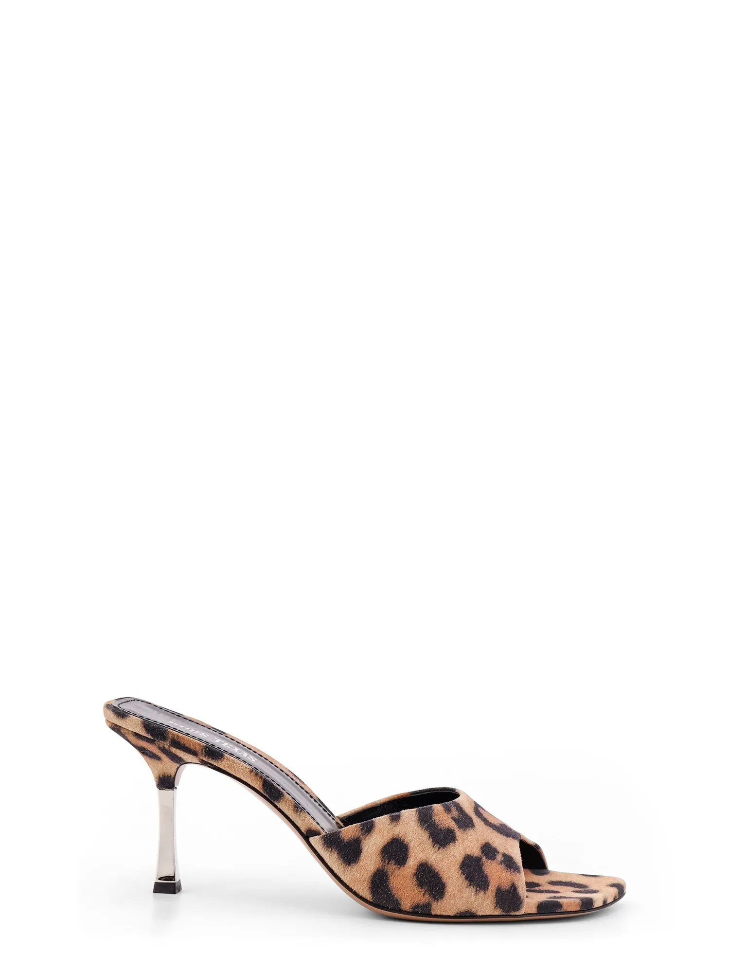 Lorena Suede Sandals With Animal Print