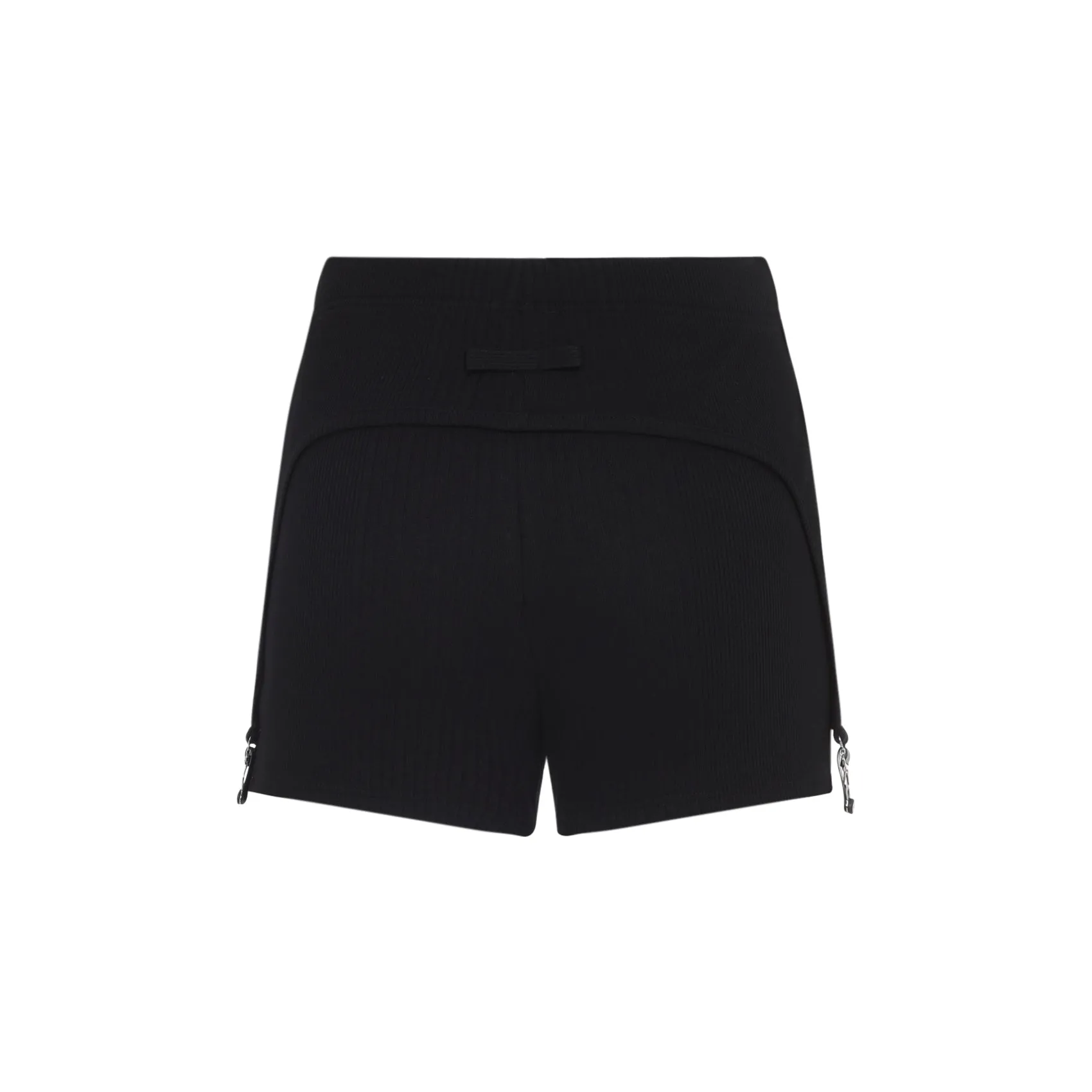 Black Lingerie Garter Cotton Shorts