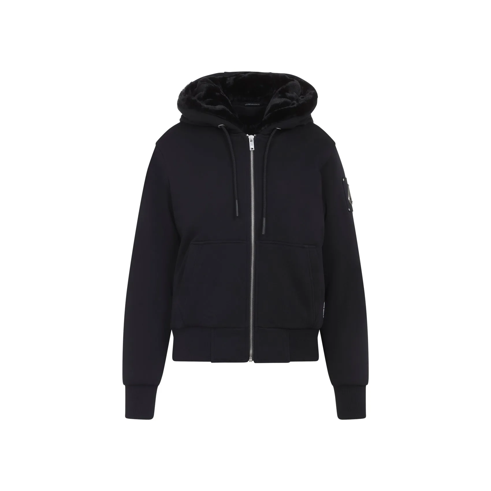 Black Cotton Classic Bunny Jacket