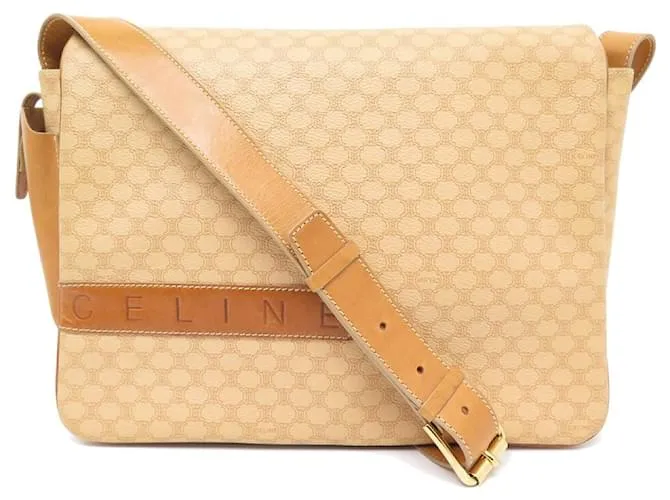 Céline BORSA A MANO CELINE BORSA A TRACOLLA IN TELA CON MONOGRAMMA TRIUMPH BORSA MESSENGER Beige