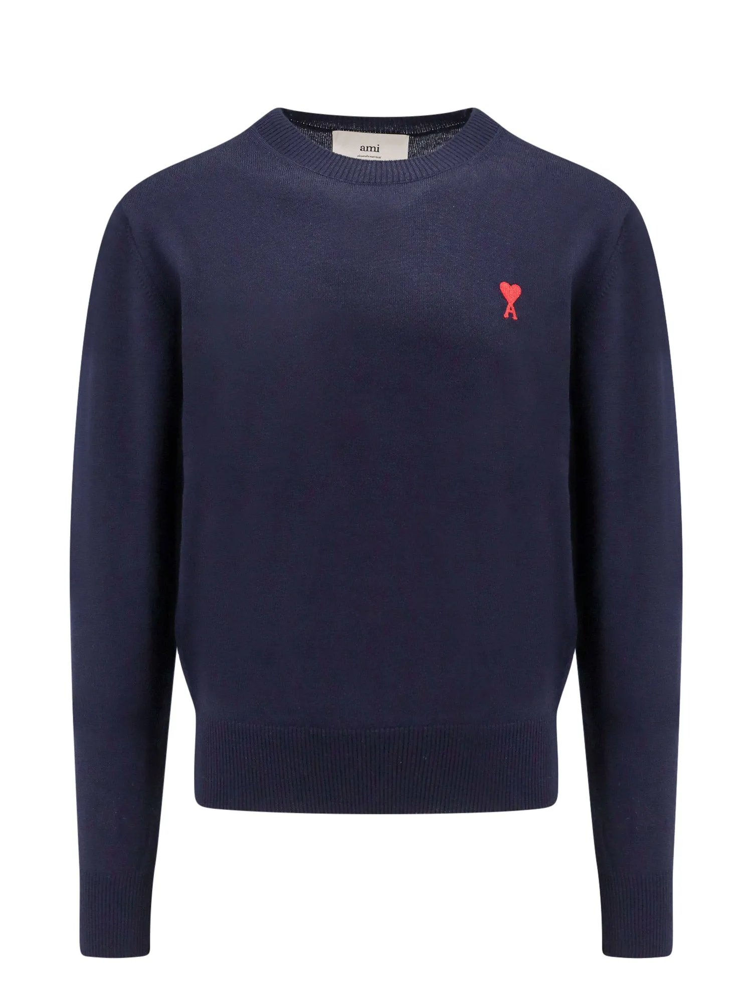 Merino Wool Sweater With Frontal Logo