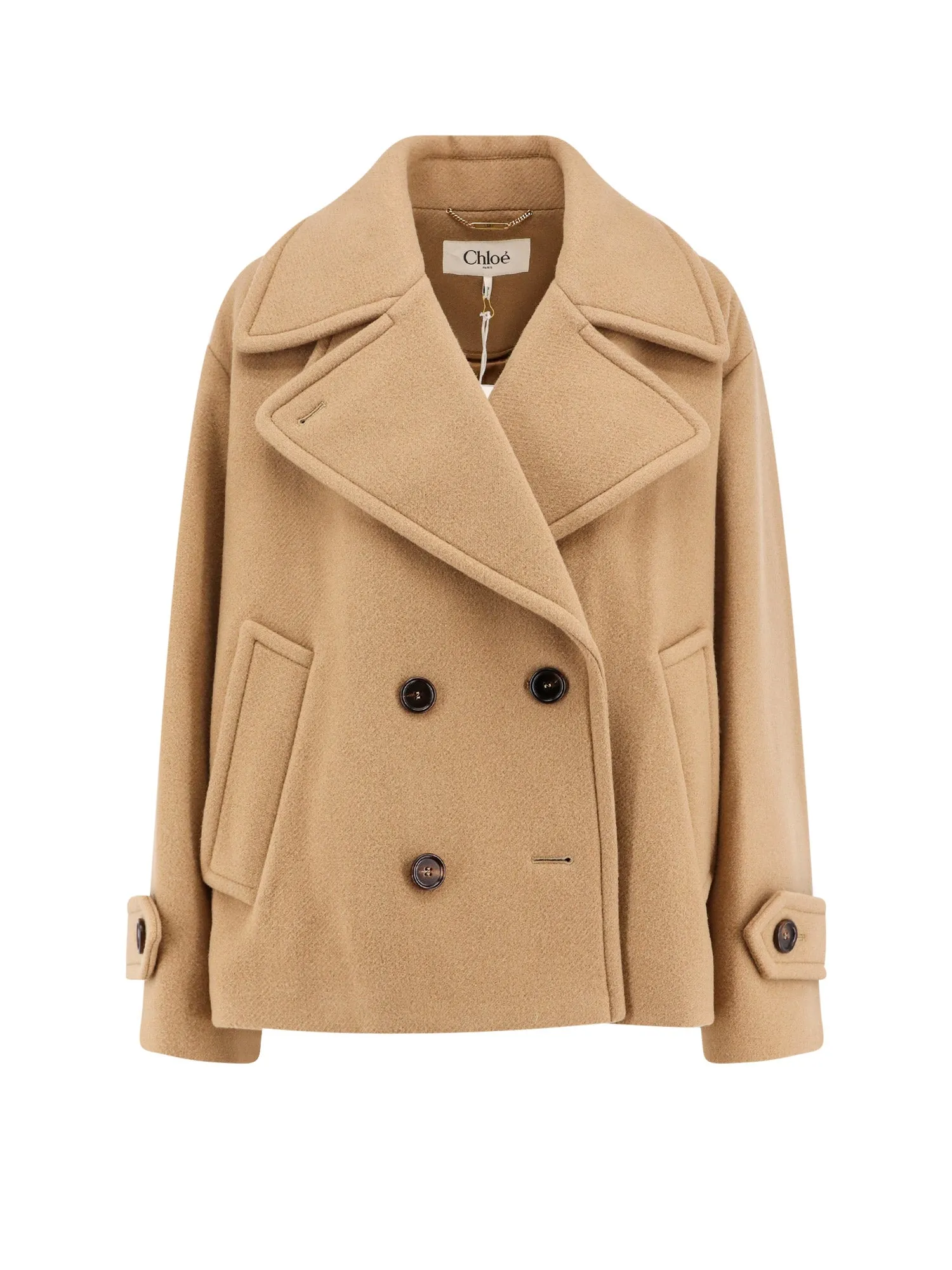 Virgin Wool Blend Coat
