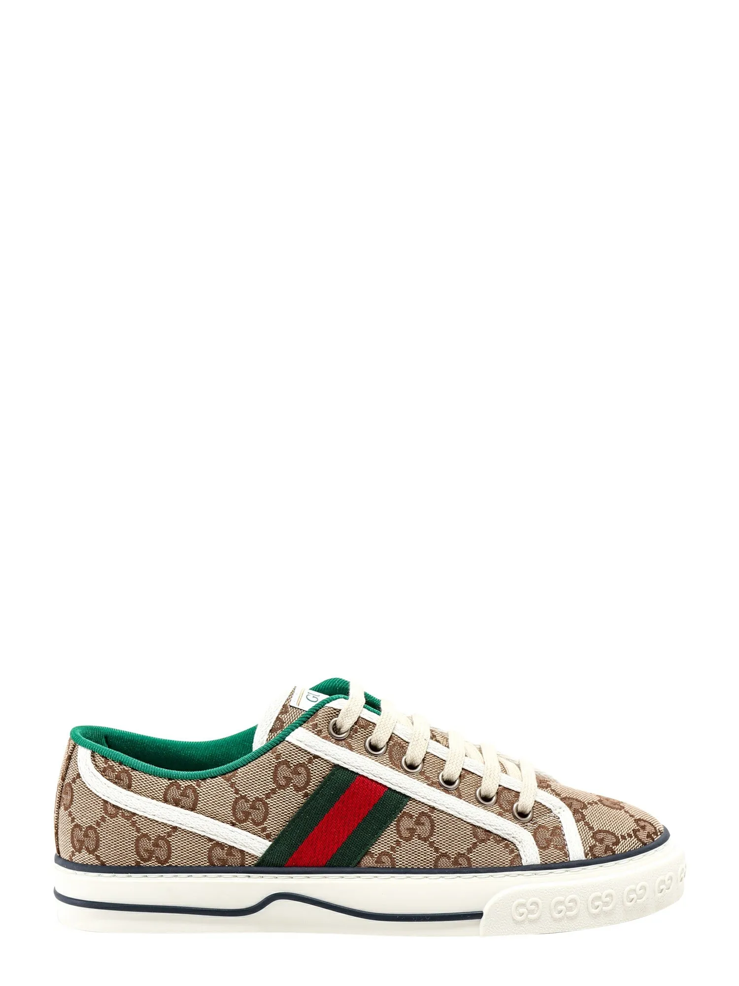 Canvas Sneakers With All-Over Gg Motif