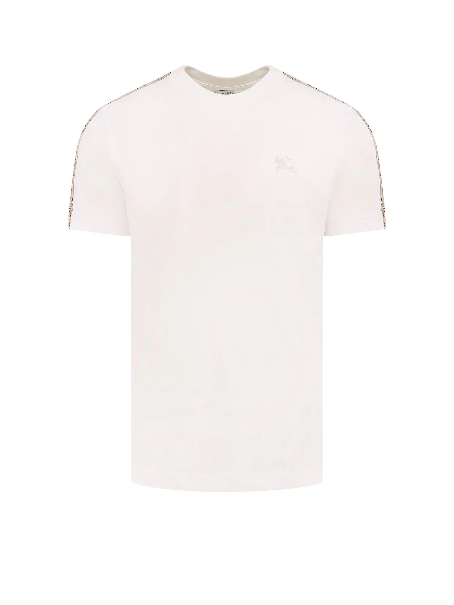 Biologic Cotton T-Shirt With Check Inserts