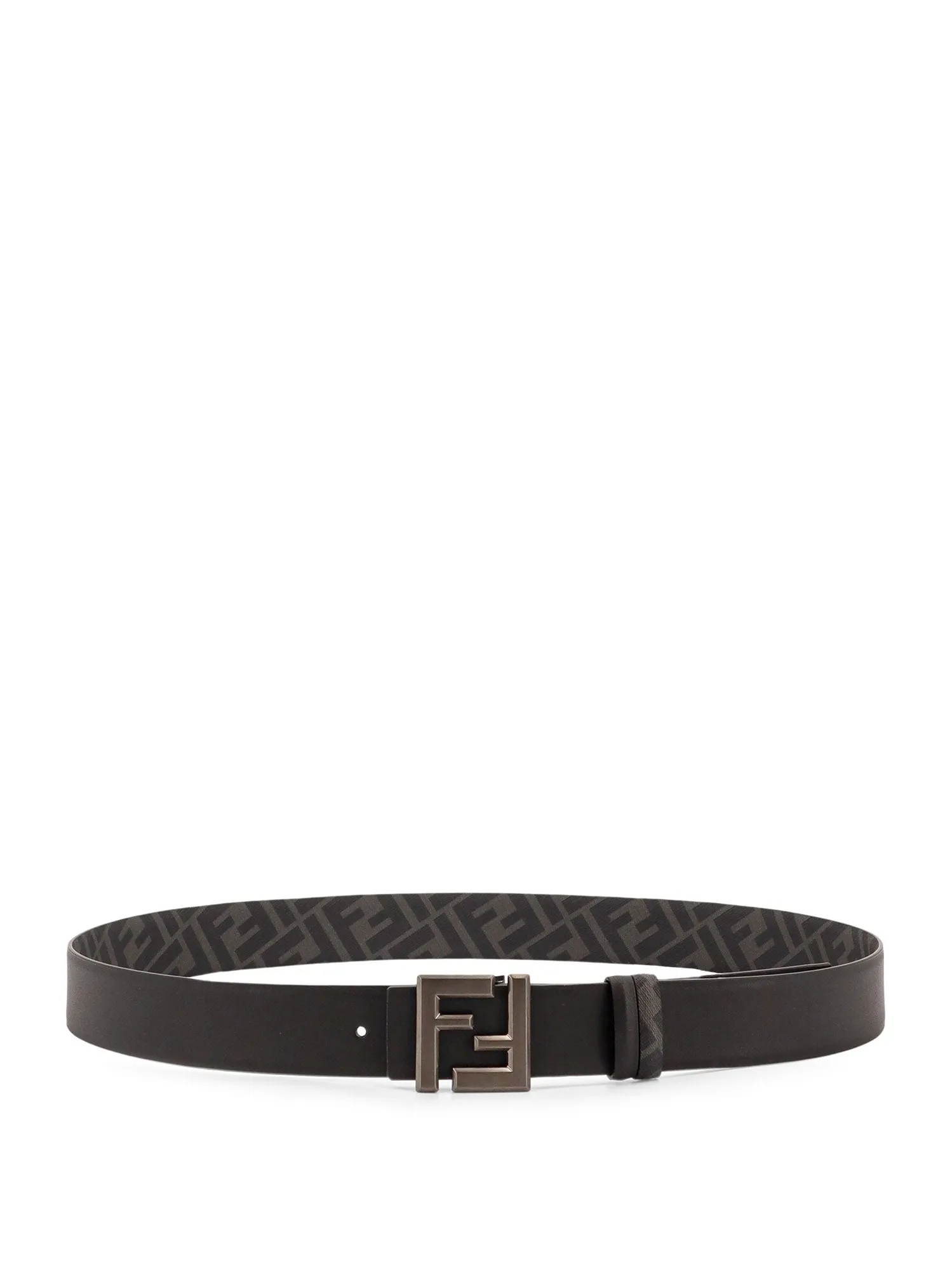 Reversible Leather And Ff Fabric Belt