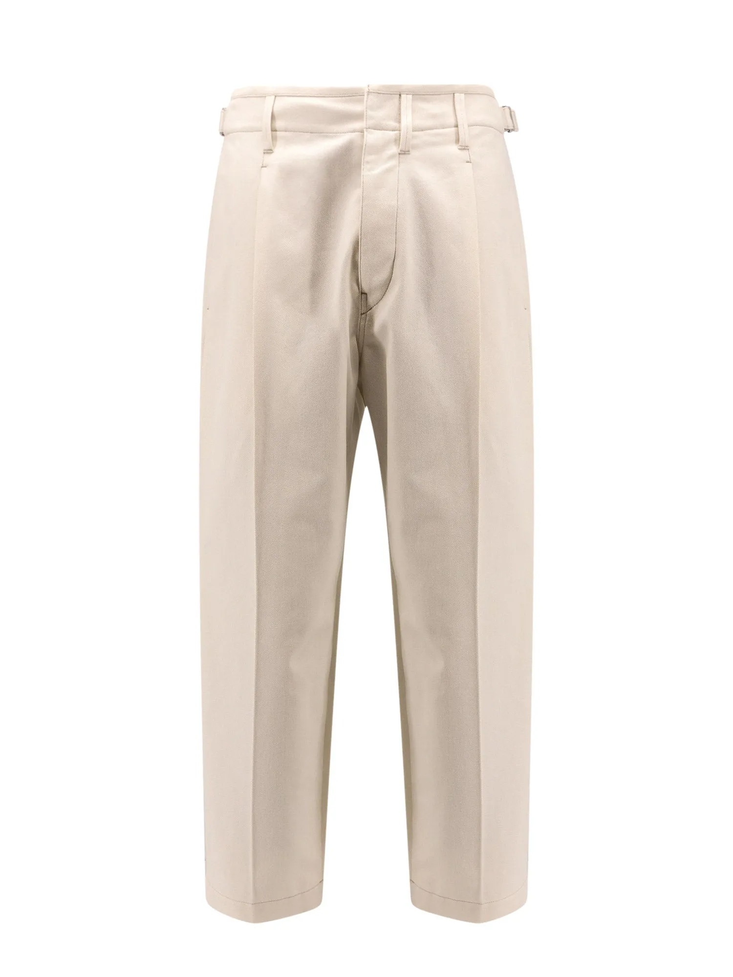 Pleated Carrot Denim Trouser