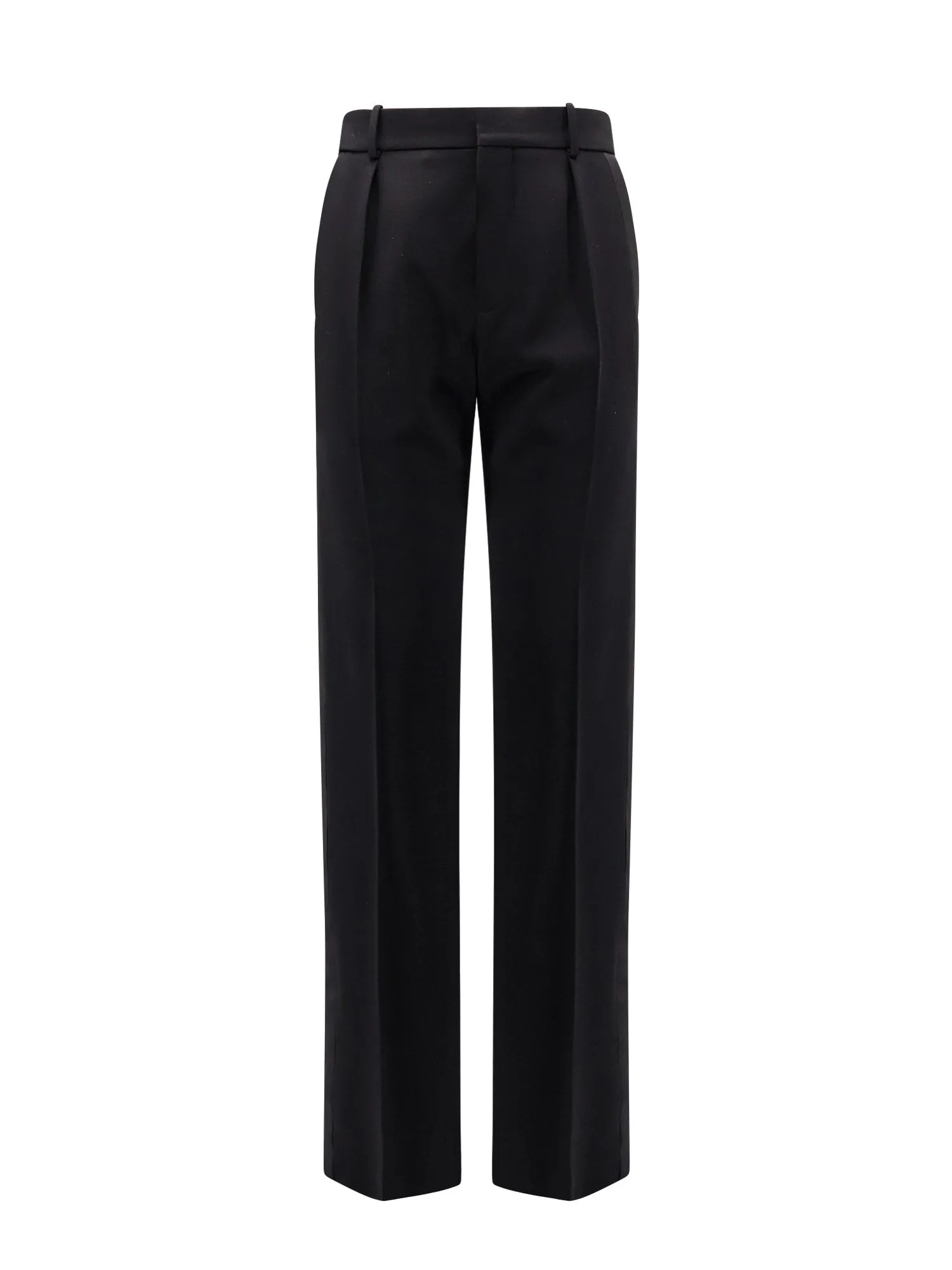 Tuxedo Wool Trouser With Lateral Satin Bands