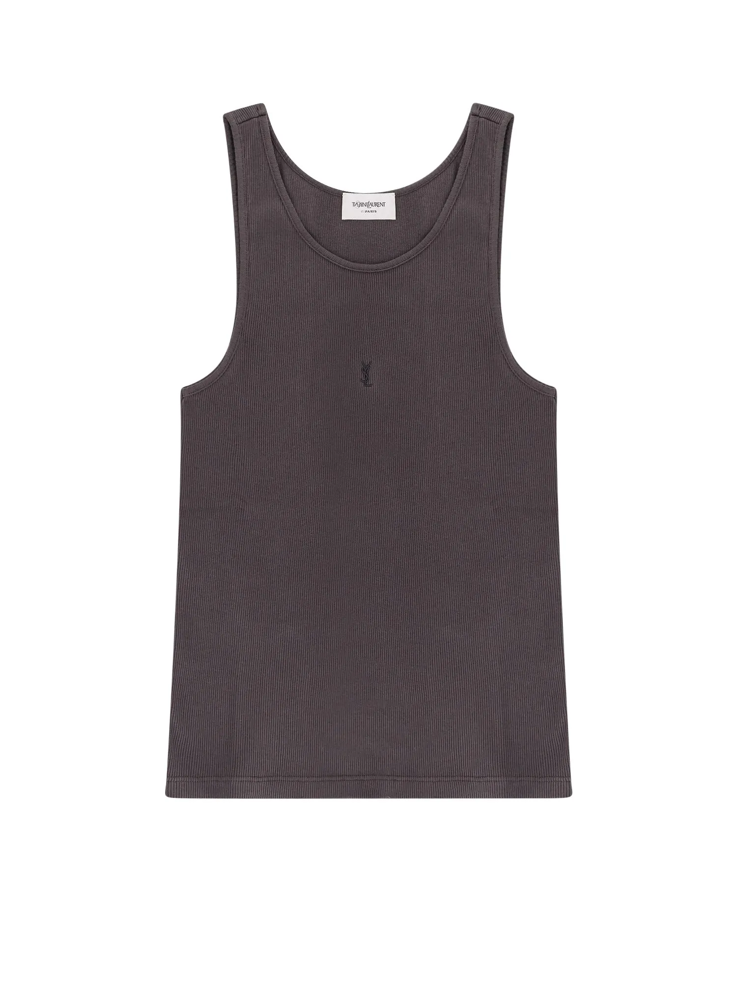 Cotton Ribbed Top With Cassandre Logo