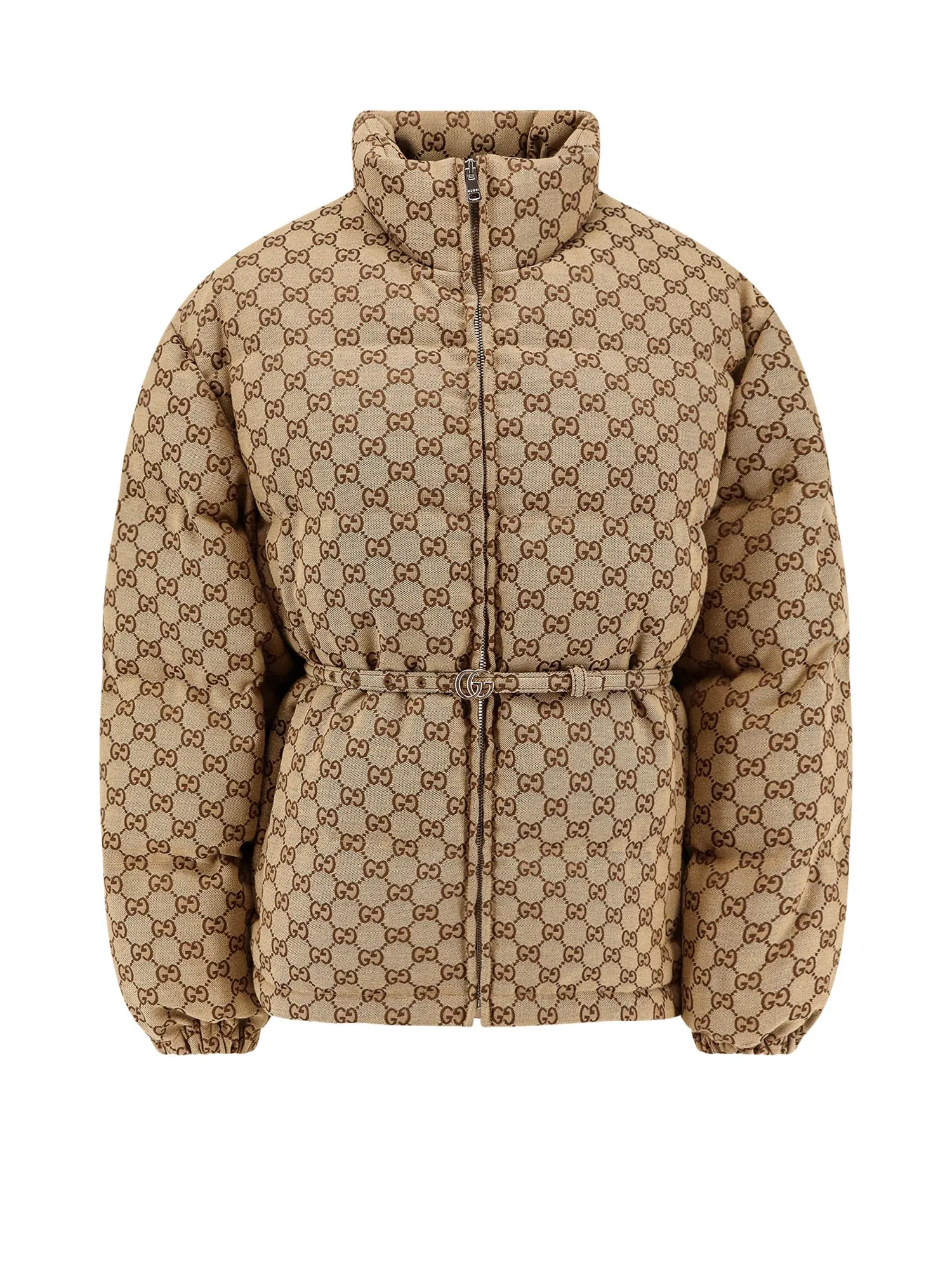 Padded And Quilted Gg Fabric Jacket