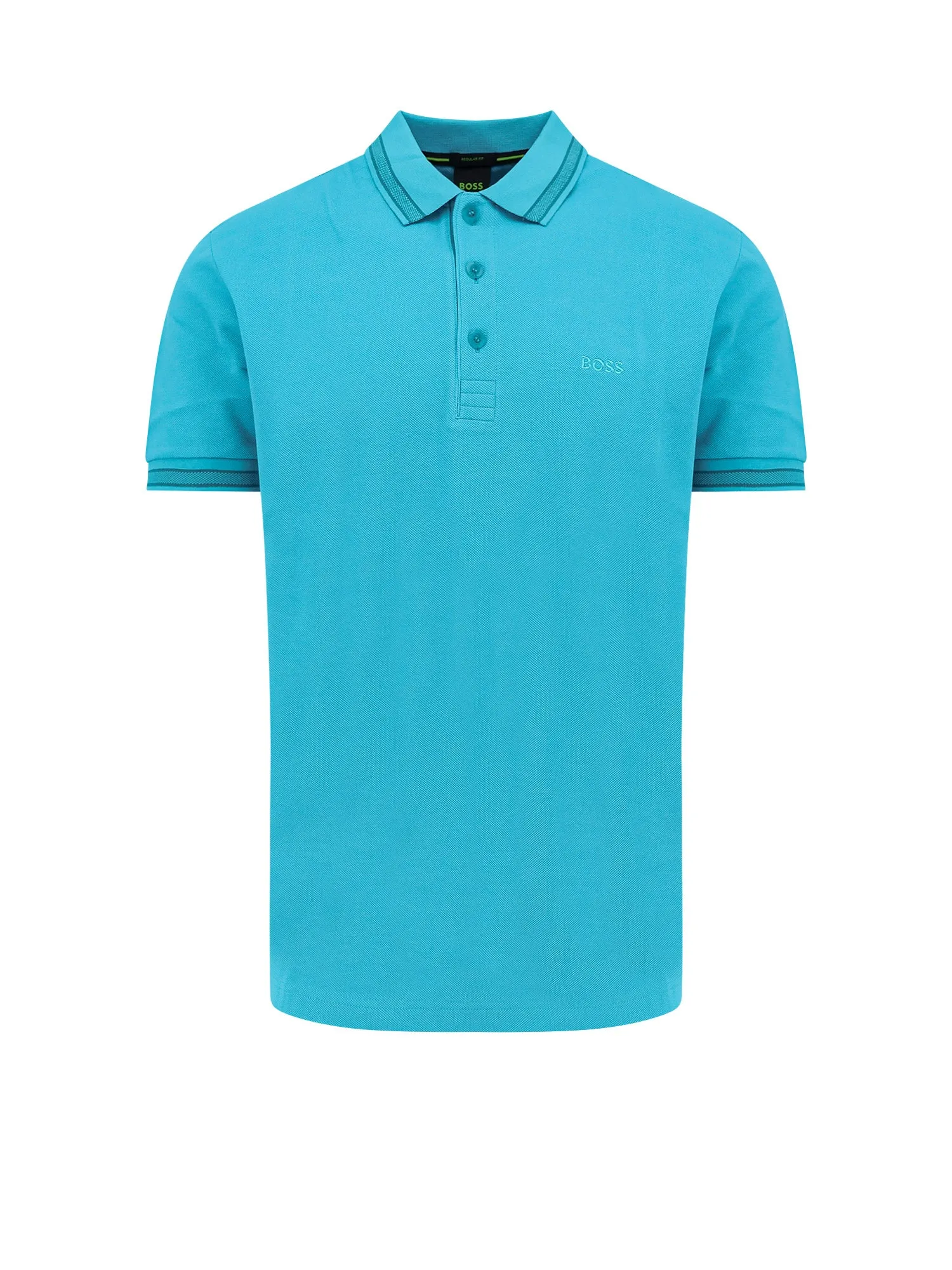 Cotton Polo Shirt With Embroidered Profiles
