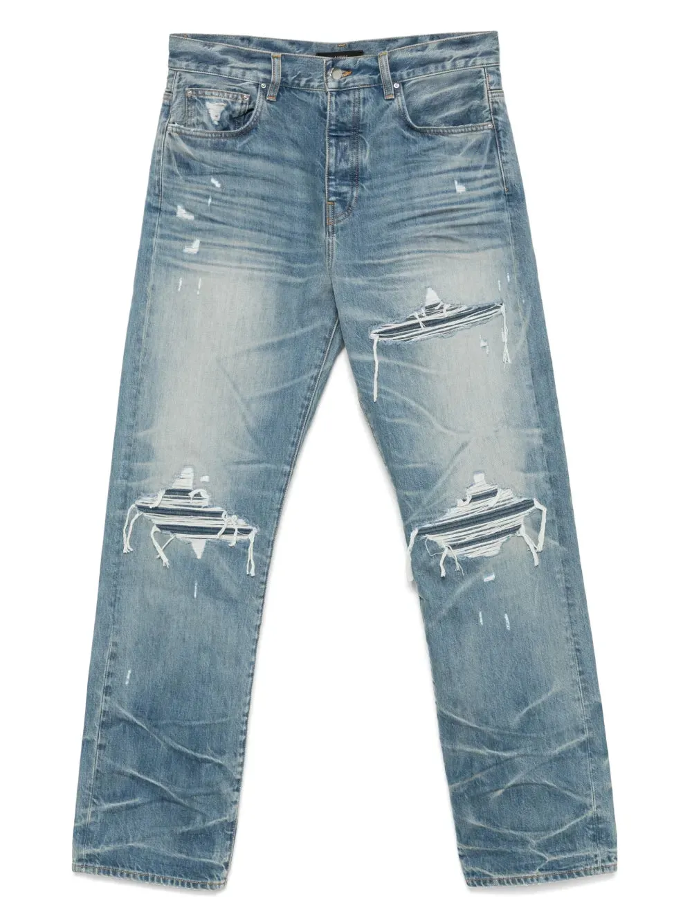 Jeans Dritti Effetto Vissuto