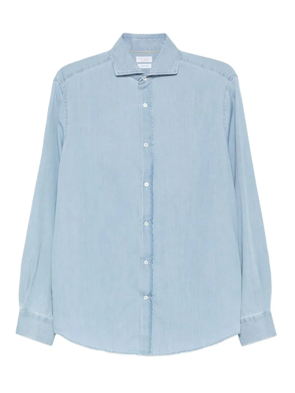 Camicia Denim A Maniche Lunghe