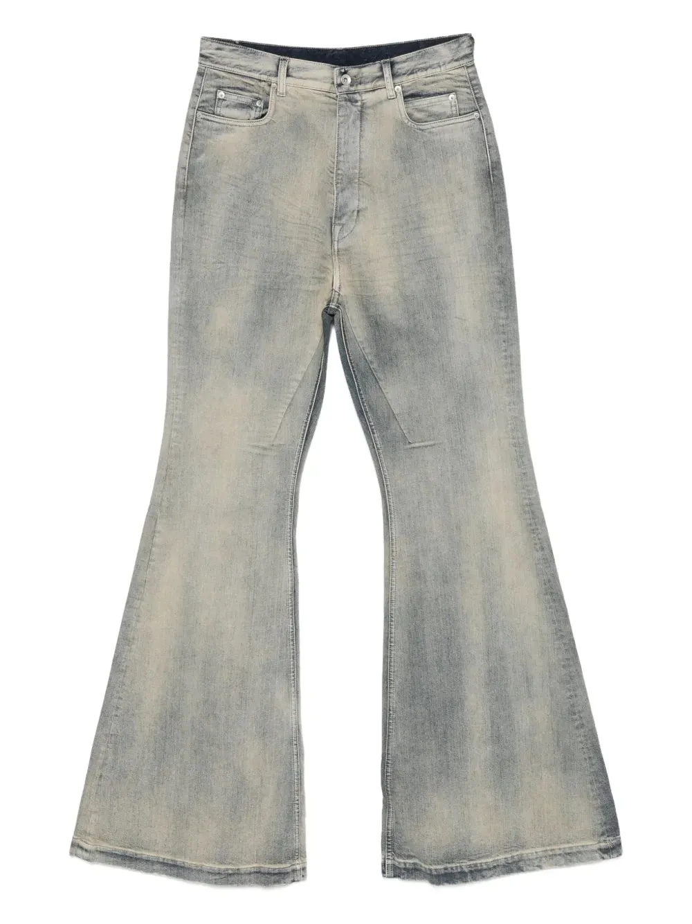 Jeans Svasati Bolan Con Effetto Schiarito