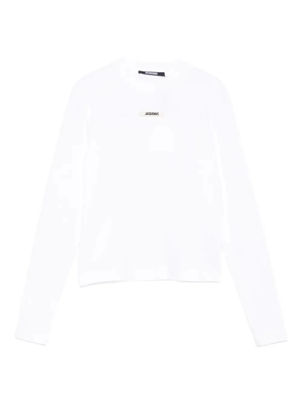 T-Shirt A Maniche Lunghe Con Applicazione