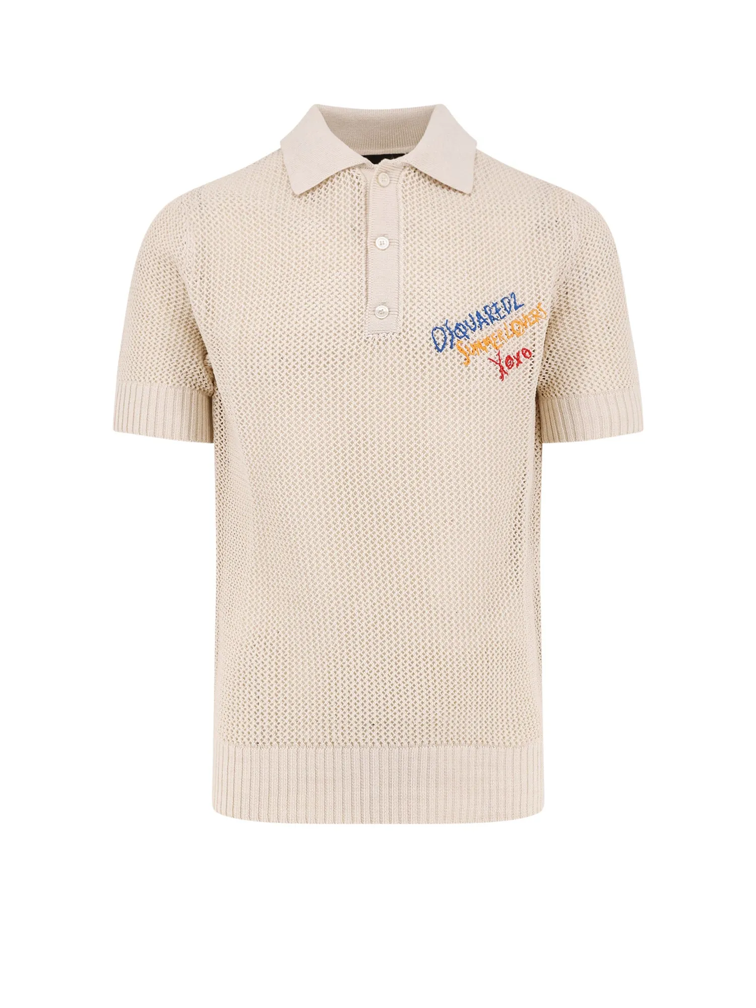 Dsquared2 Summer Lovers Cotton Polo Shirt