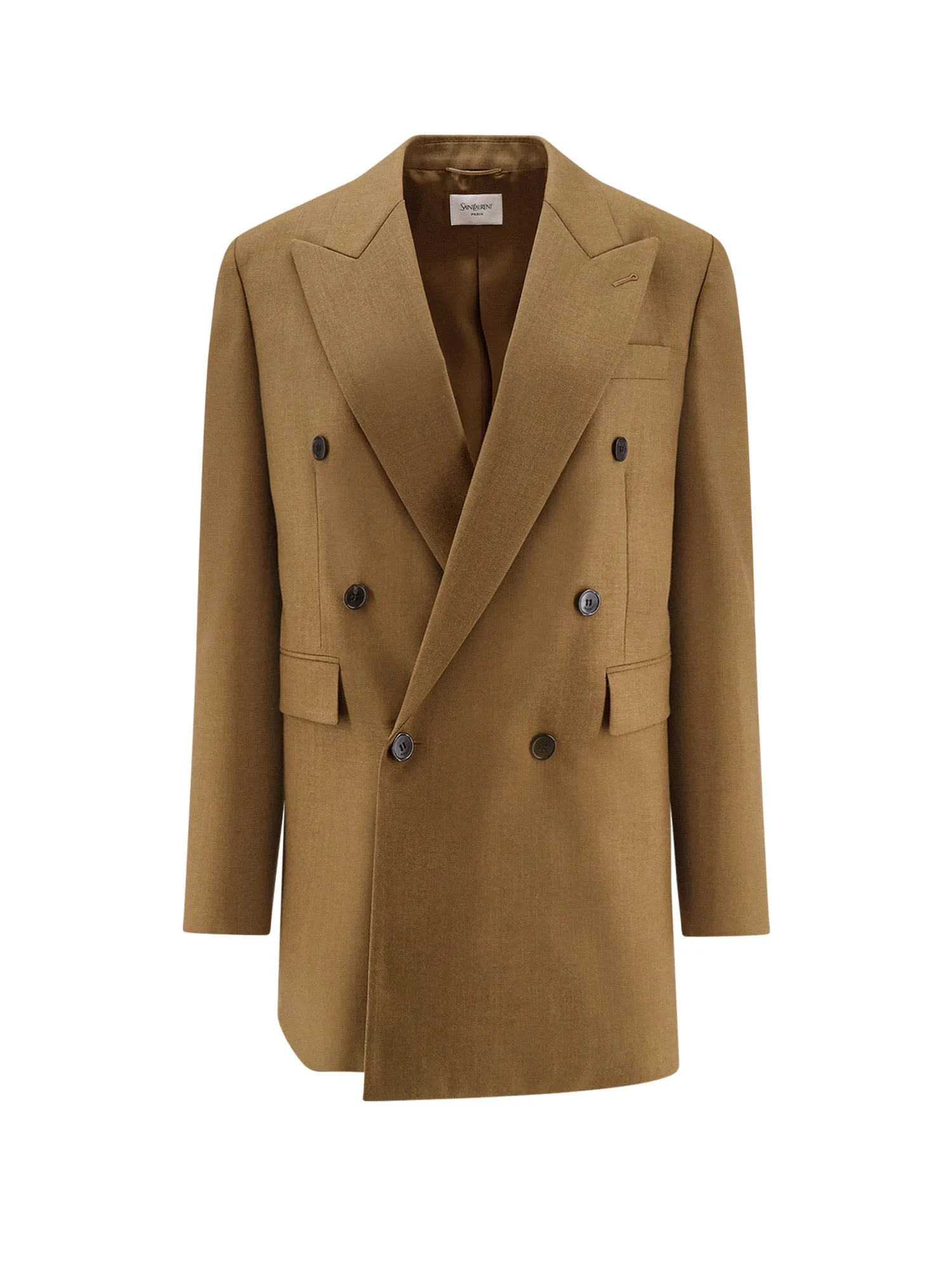 Certified Wool Double-Breasted Blazer