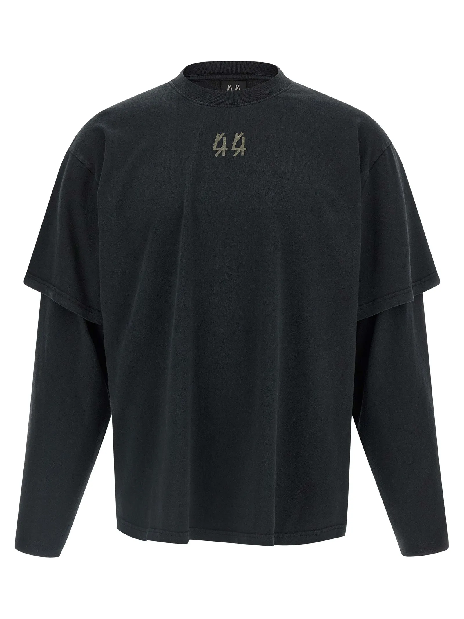 Double Sleeve T Shirt Nero