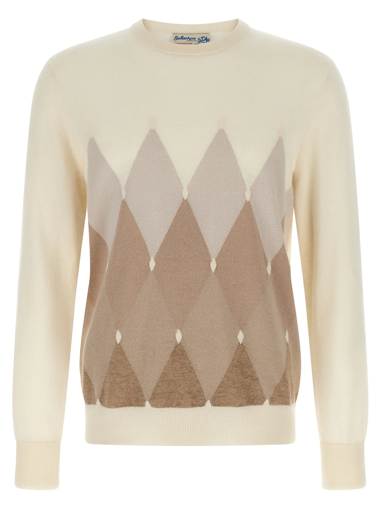 Argyle Sweater Maglioni Beige