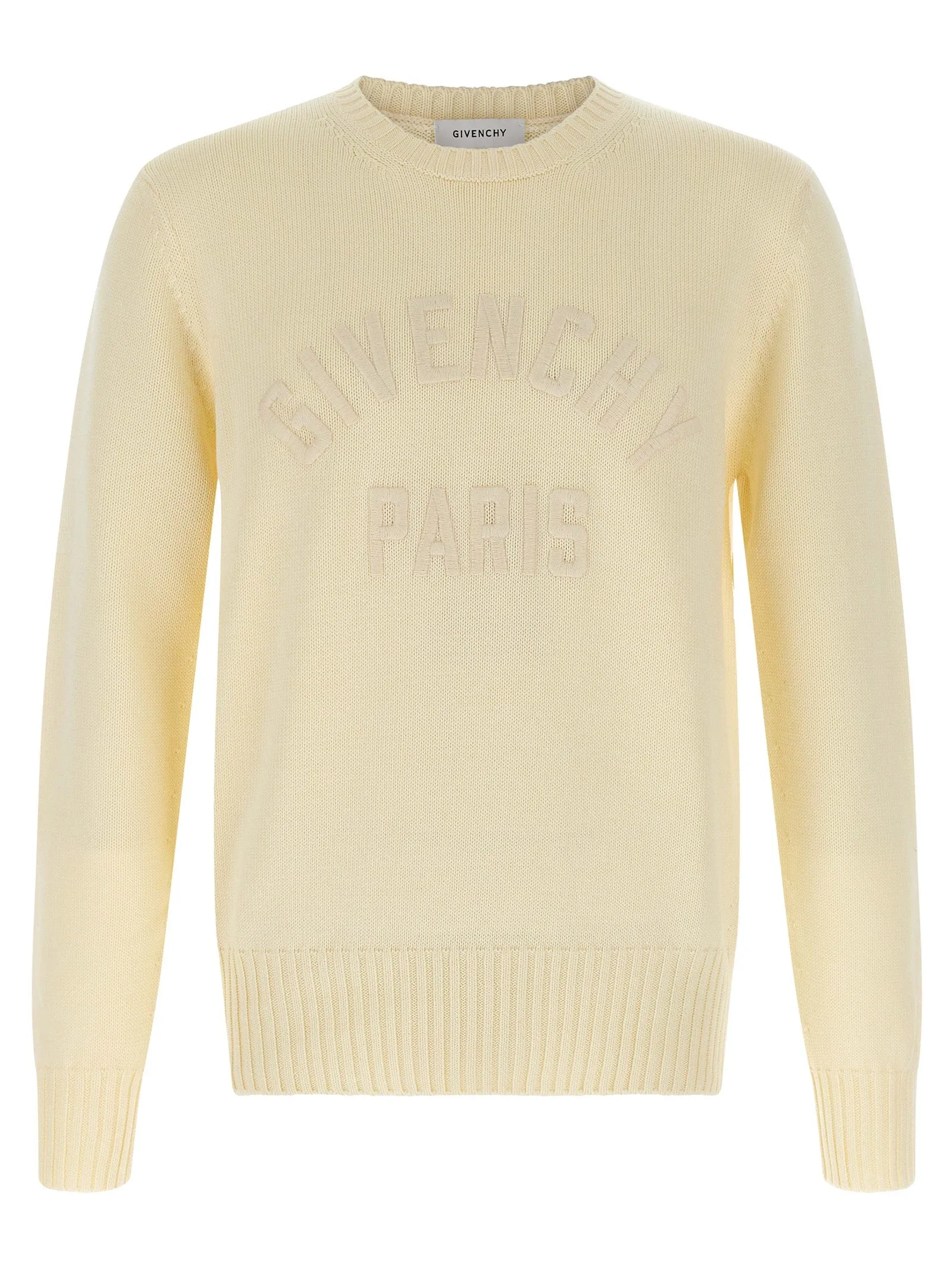 Logo Sweater Maglioni Beige