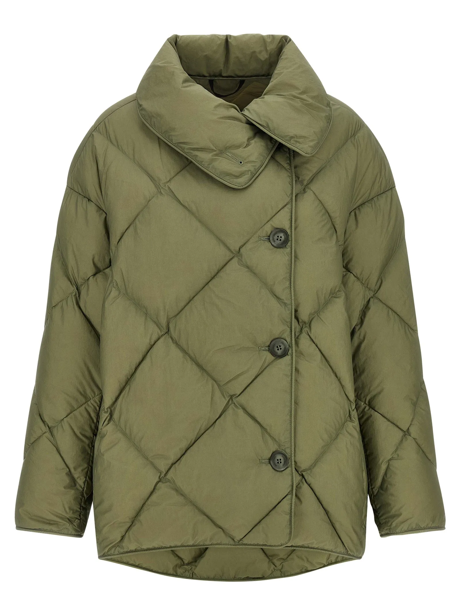 Cozy Queen Puffer Jackets Verde