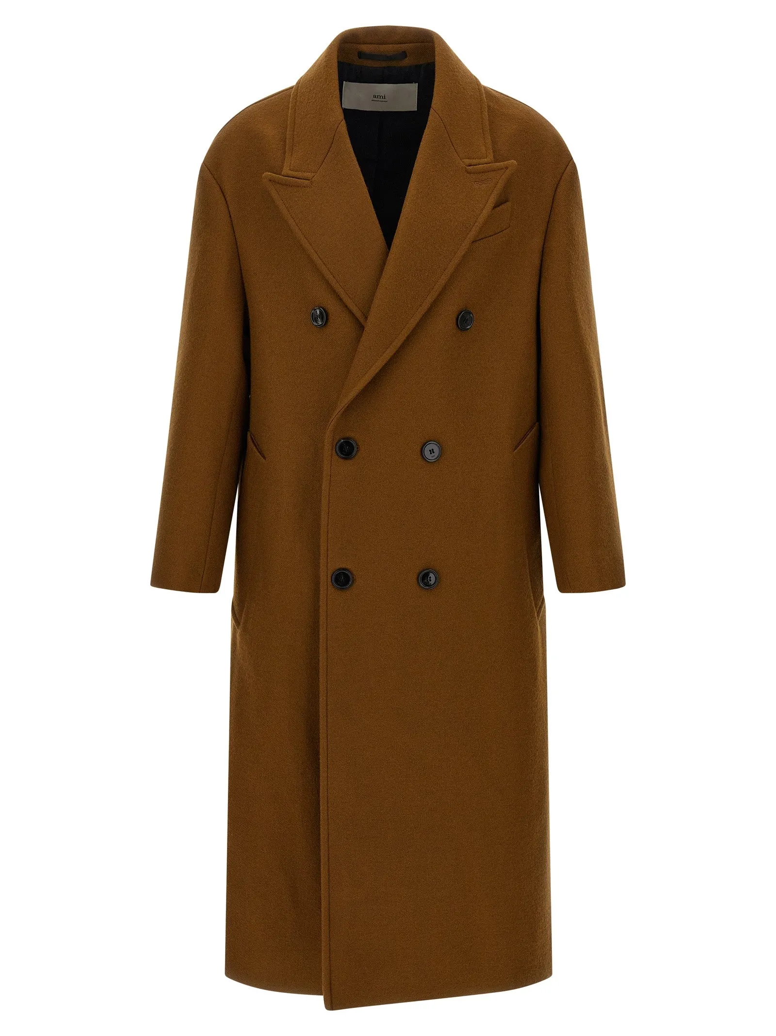 Double-Breasted Coat Trench E Impermeabili Marrone