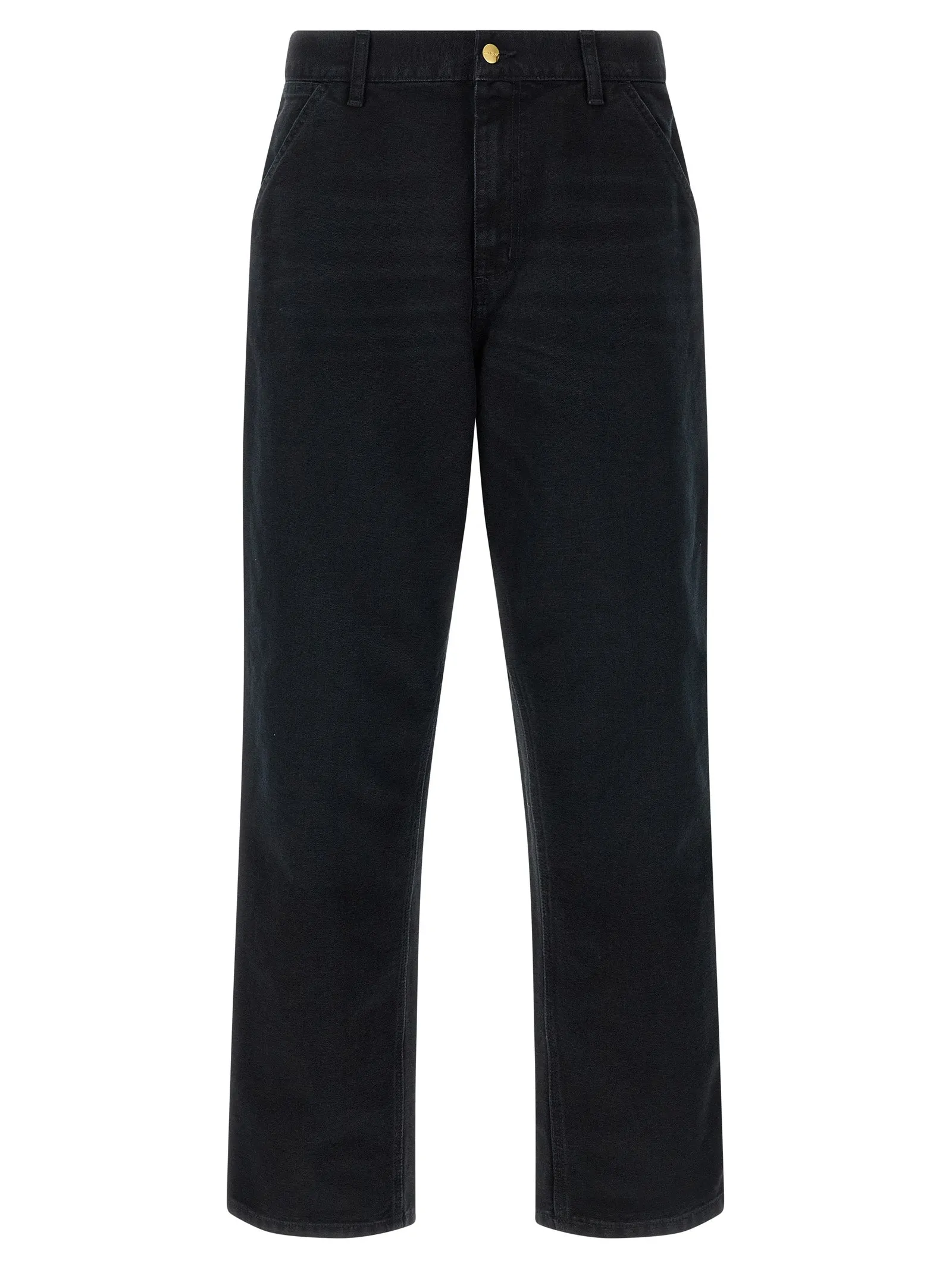 Single Knee Pantaloni Nero