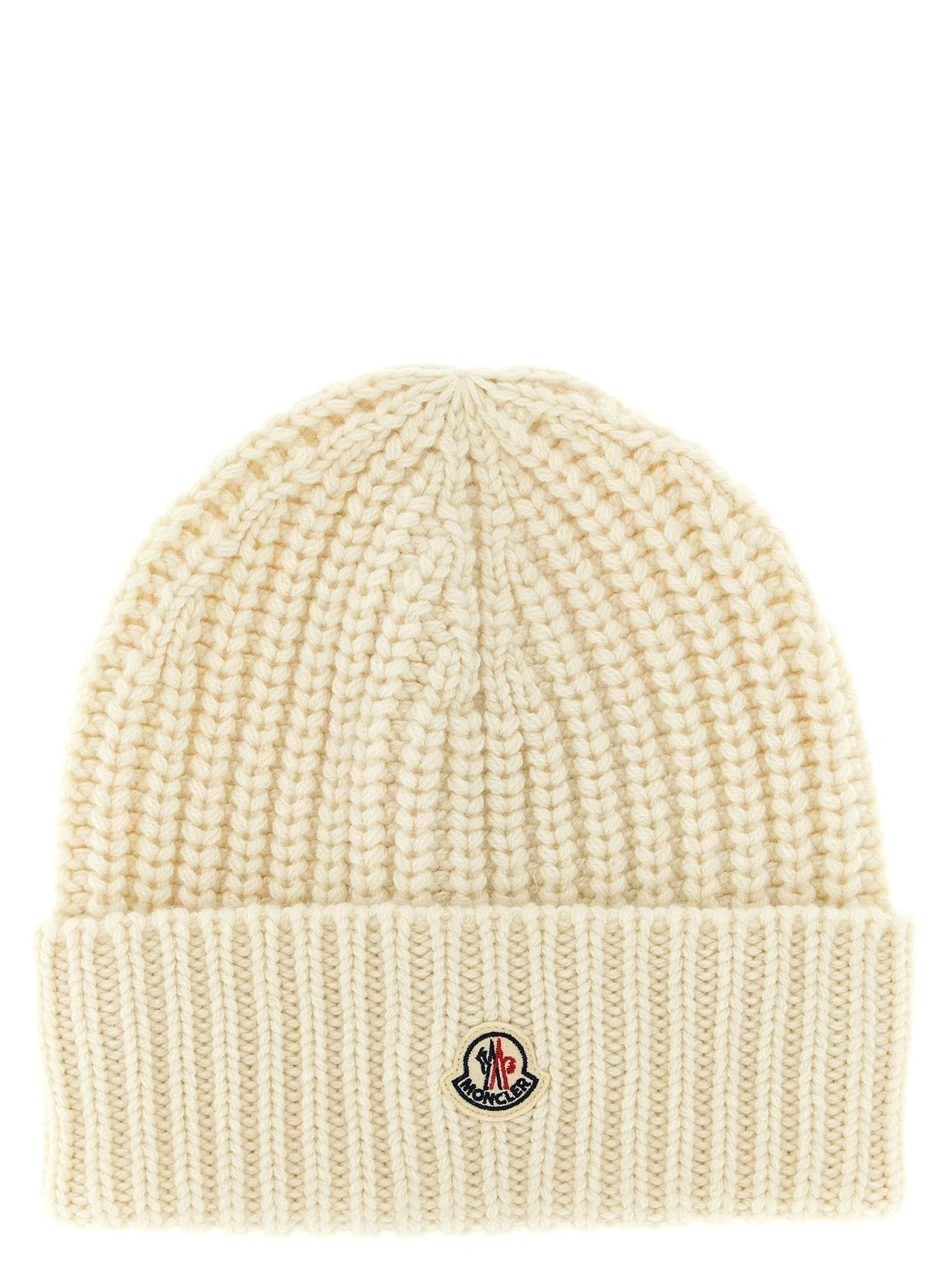 Wool And Cashmere Beanie Cappelli Bianco
