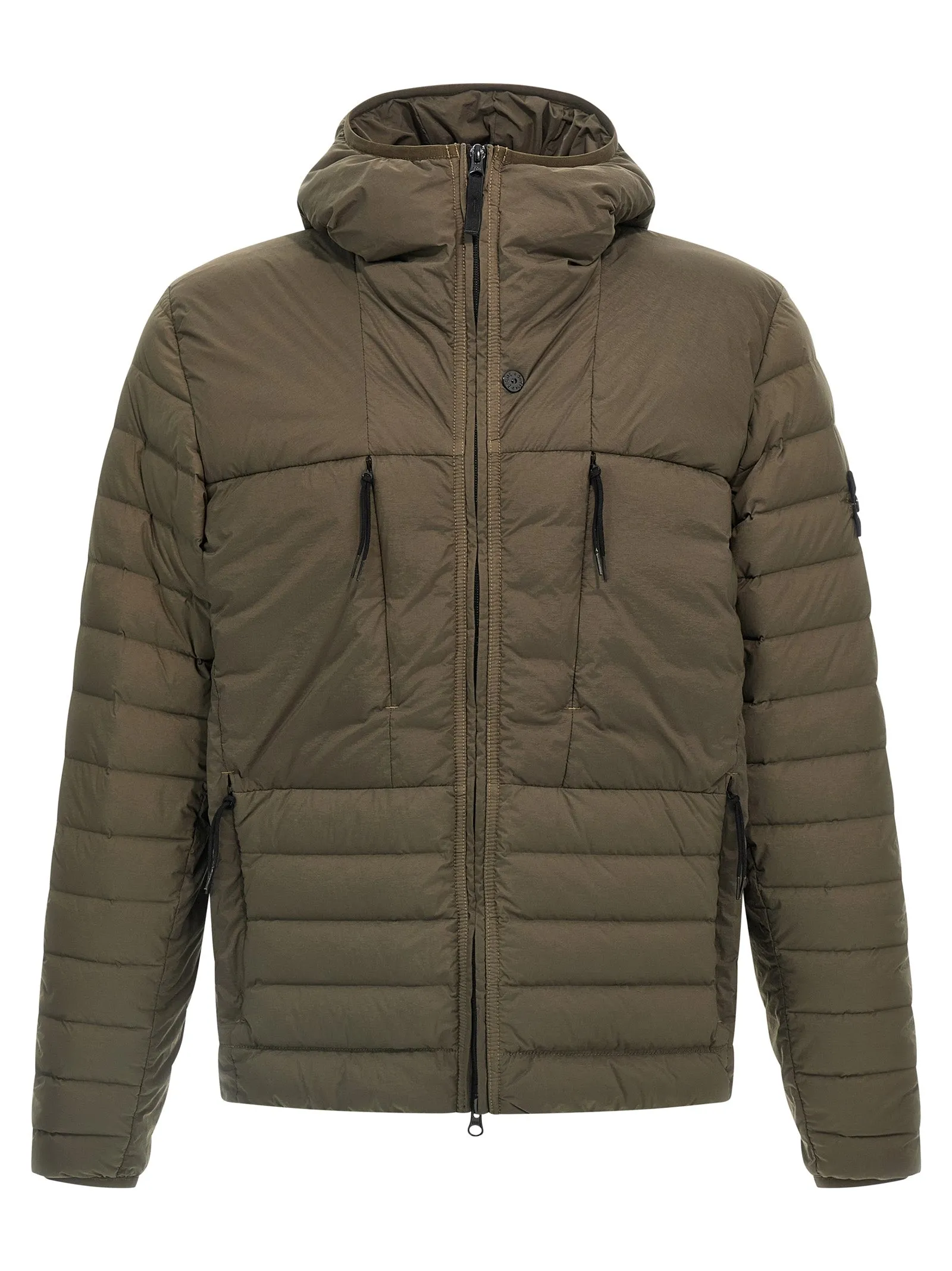 Seamless Tunnel Nylon Down-Tc Puffer Jackets Verde