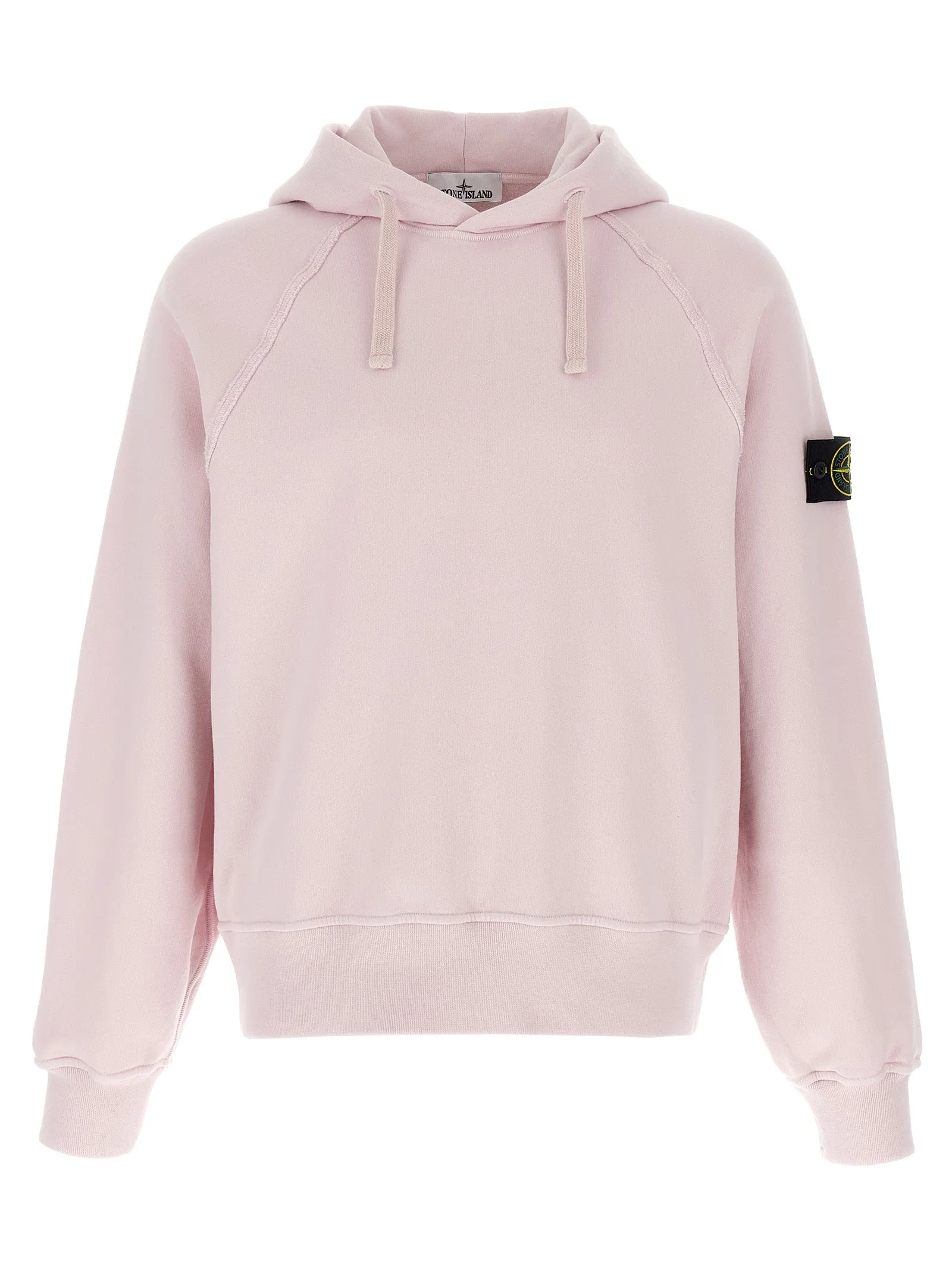 Logo Badge Hoodie Felpe Rosa