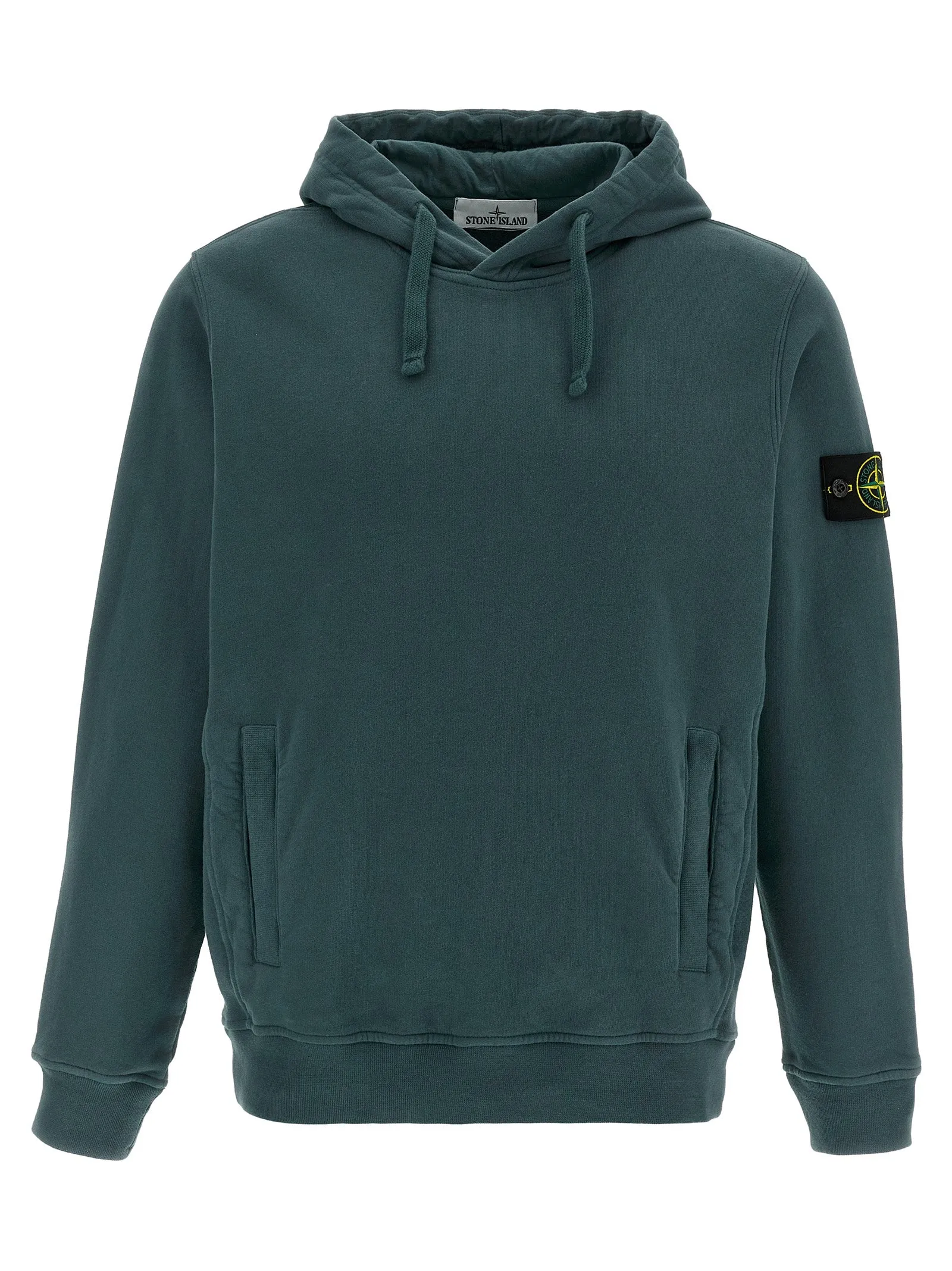 Logo Badge Hoodie Felpe Verde