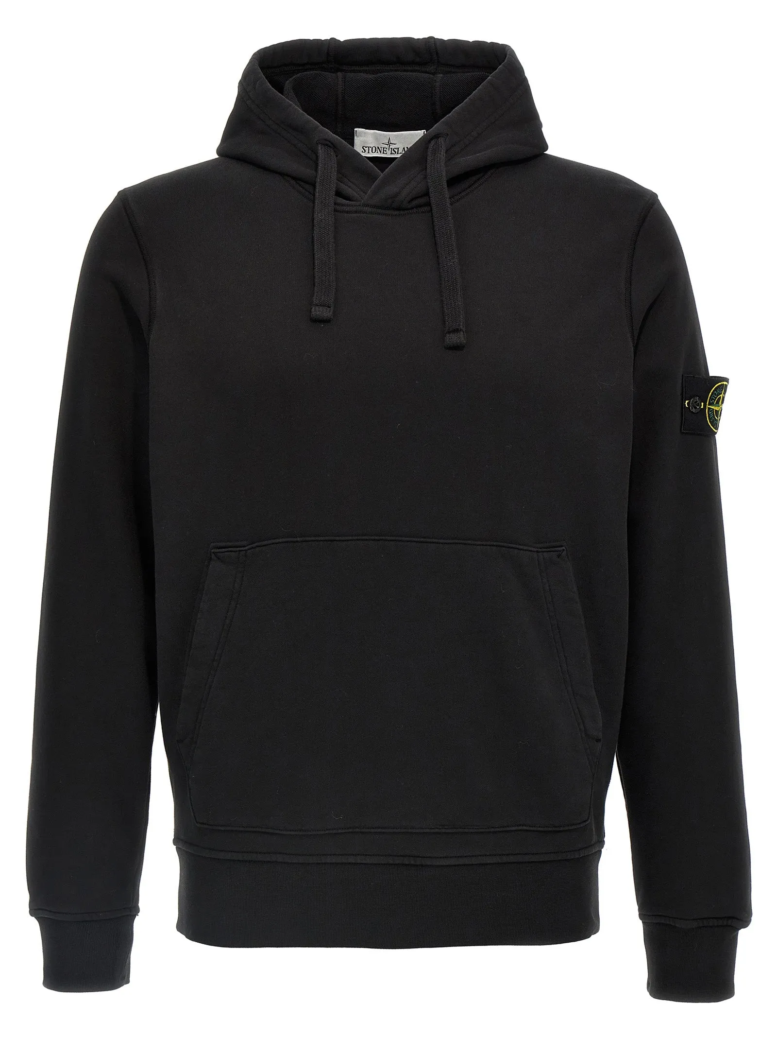 Logo Badge Hoodie Felpe Nero